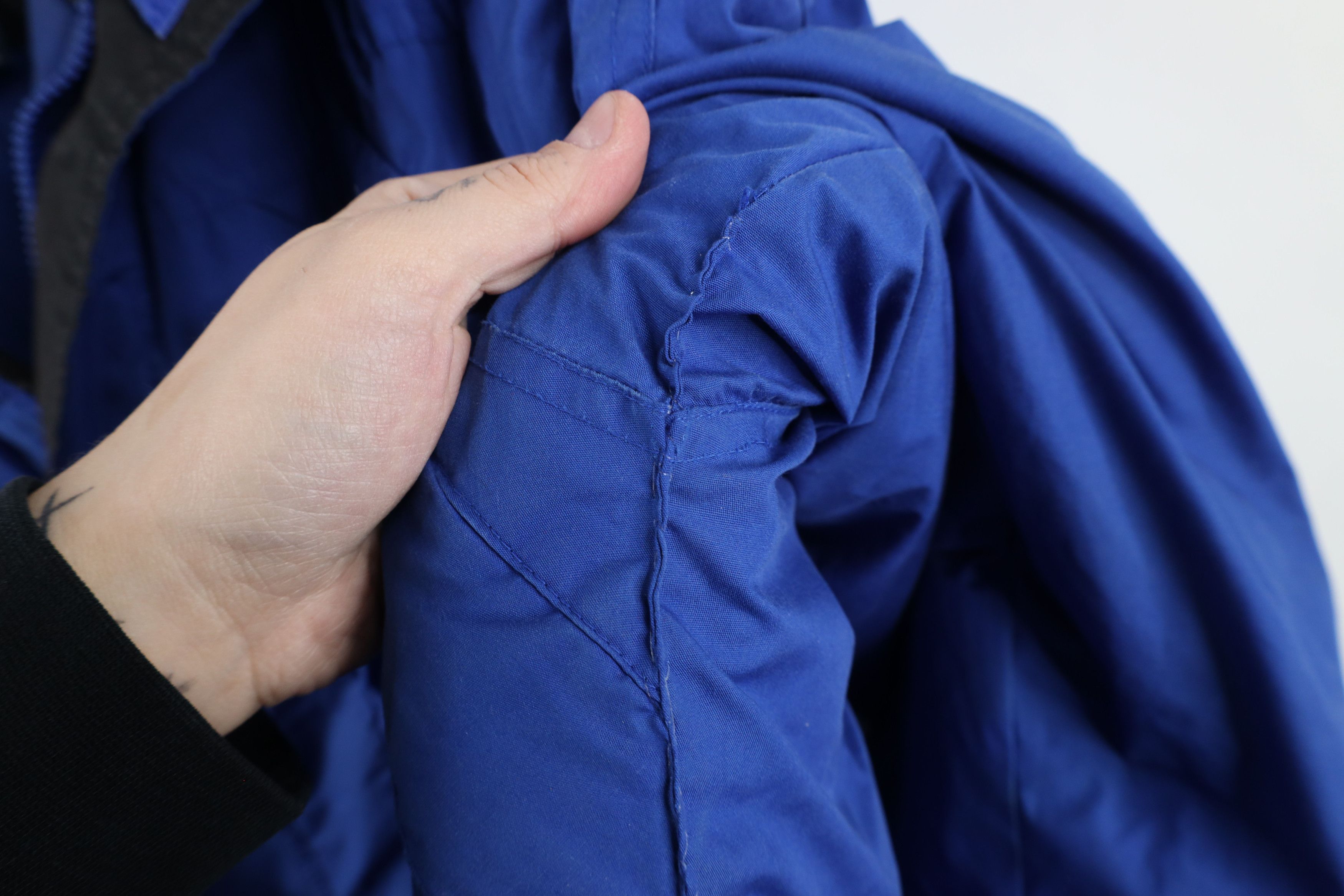 Vintage Vintage 90s Streetwear Winter Puffer Parka Jacket Royal Blue Size US XL / EU 56 / 4 - 6 Thumbnail