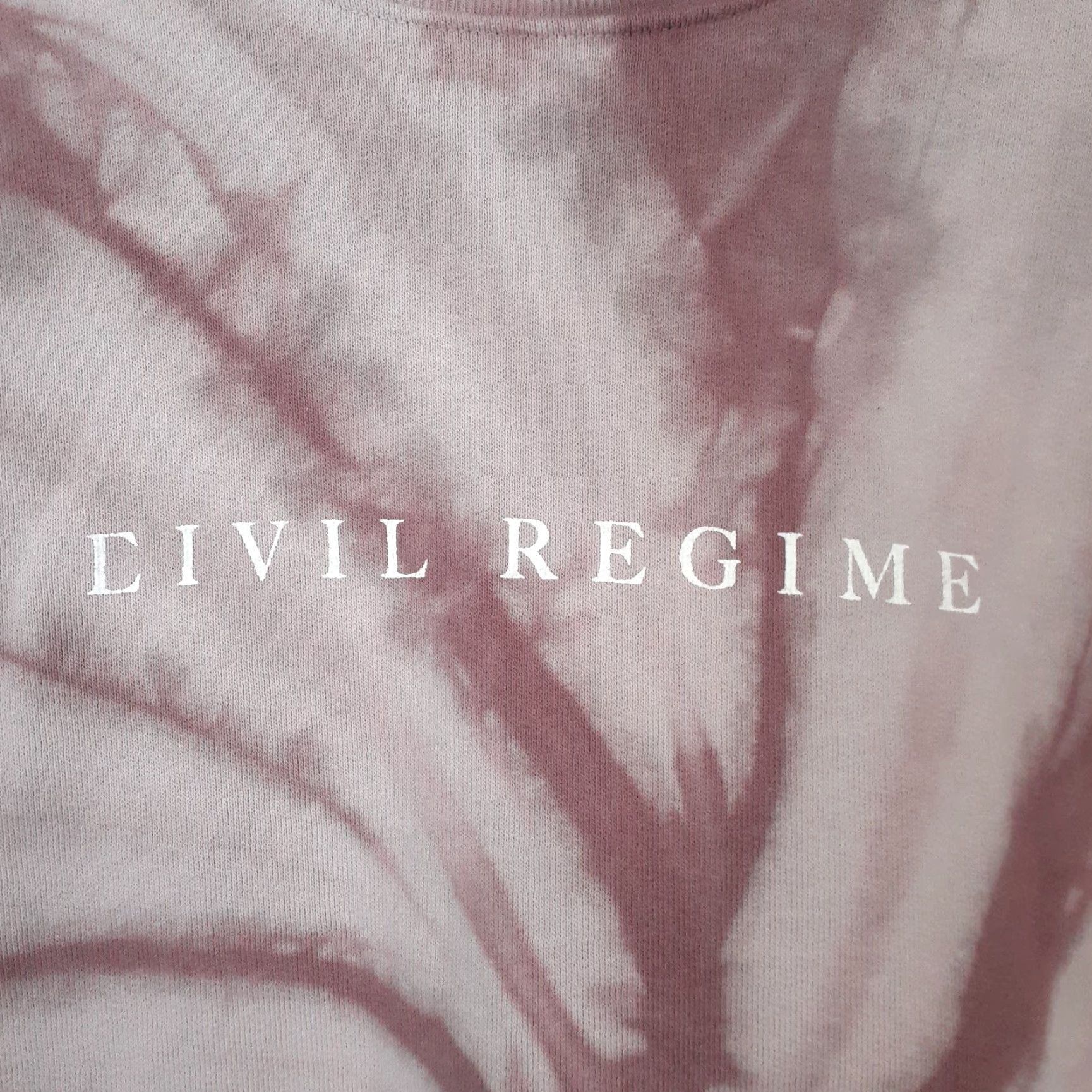 Vintage Civil Regime Long Sleeve Floral Roses Sweatshirt Tie Dye Unisex Small Pink Size US S / EU 44-46 / 1 - 6 Thumbnail