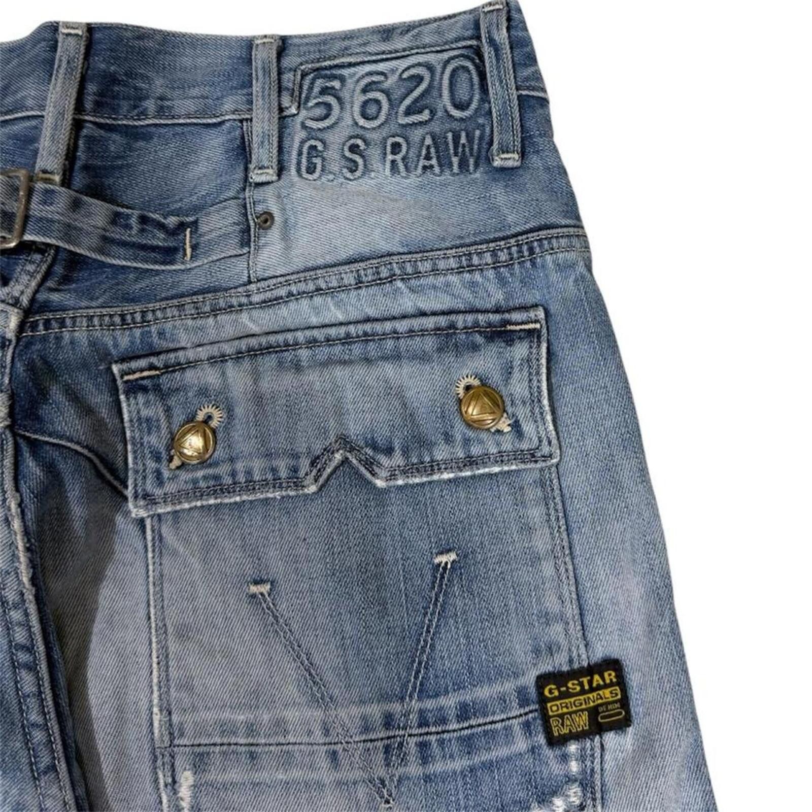 Other G star Raw baggy look biker style denim jeans Size US 30 / EU 46 - 7 Thumbnail