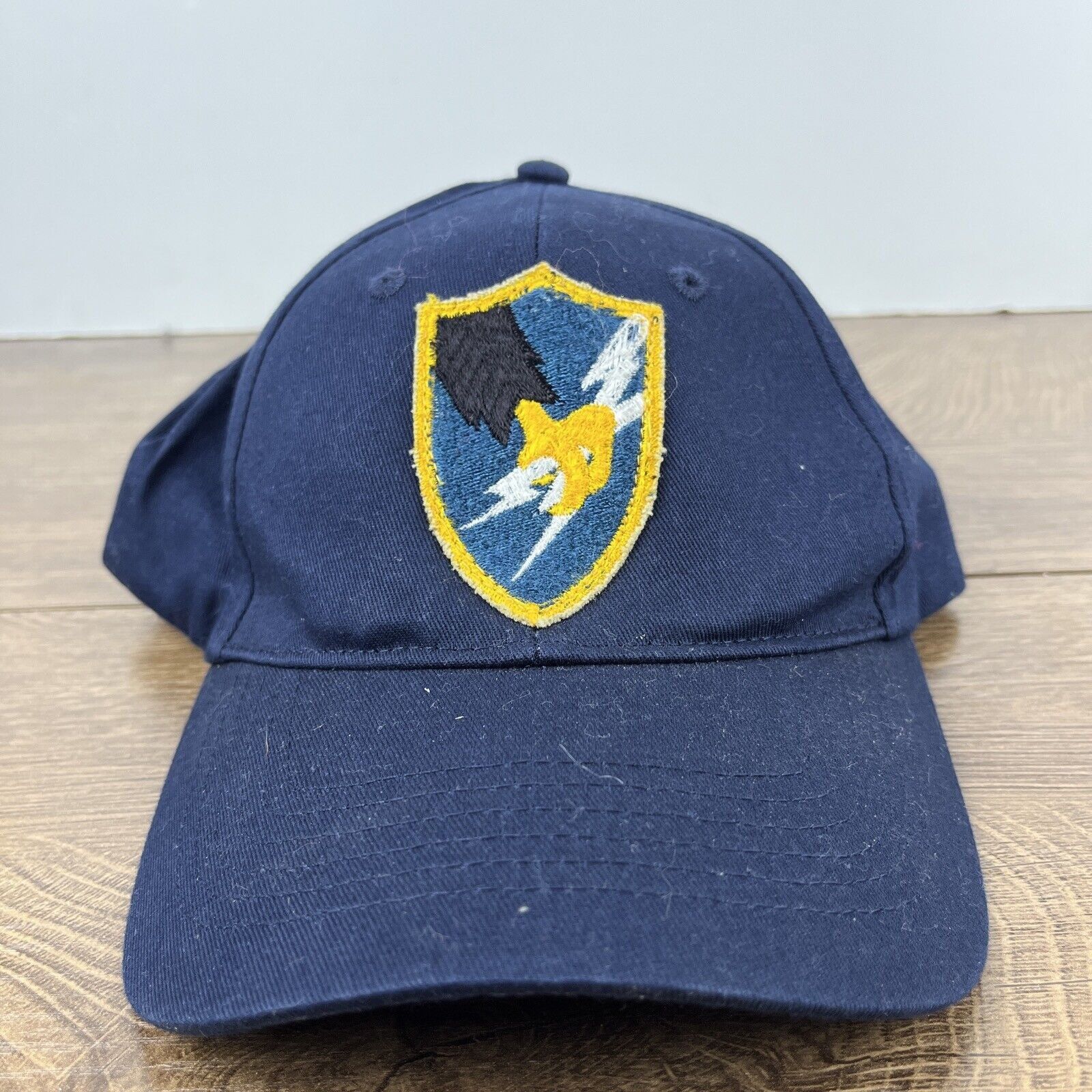 Other Eagle Hat Lightning Bolt Hat Blue Adjustable Hat Adult Size Size ONE SIZE - 3 Thumbnail