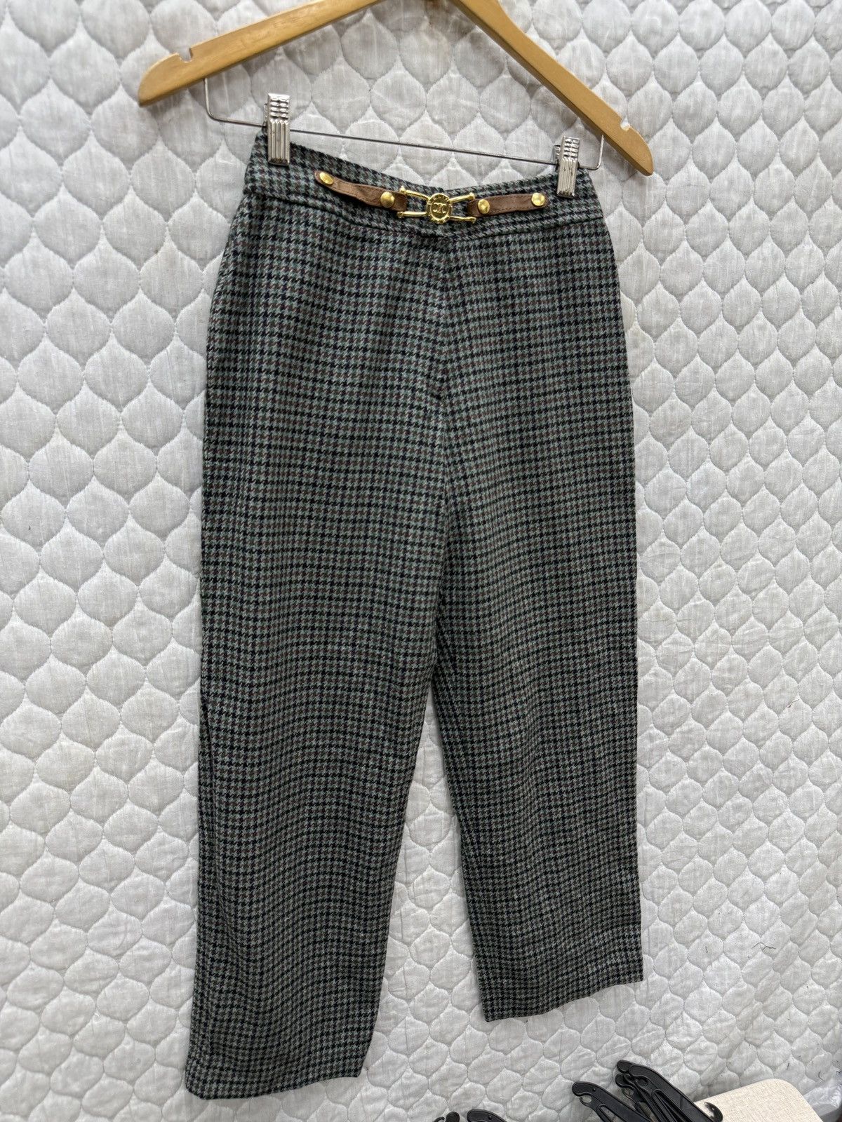 Celine 🔥🔥🔥ARCHIVE VINTAGE CELINE WOOL PANTS Size 24" / US 00 / IT 34 - 2 Thumbnail