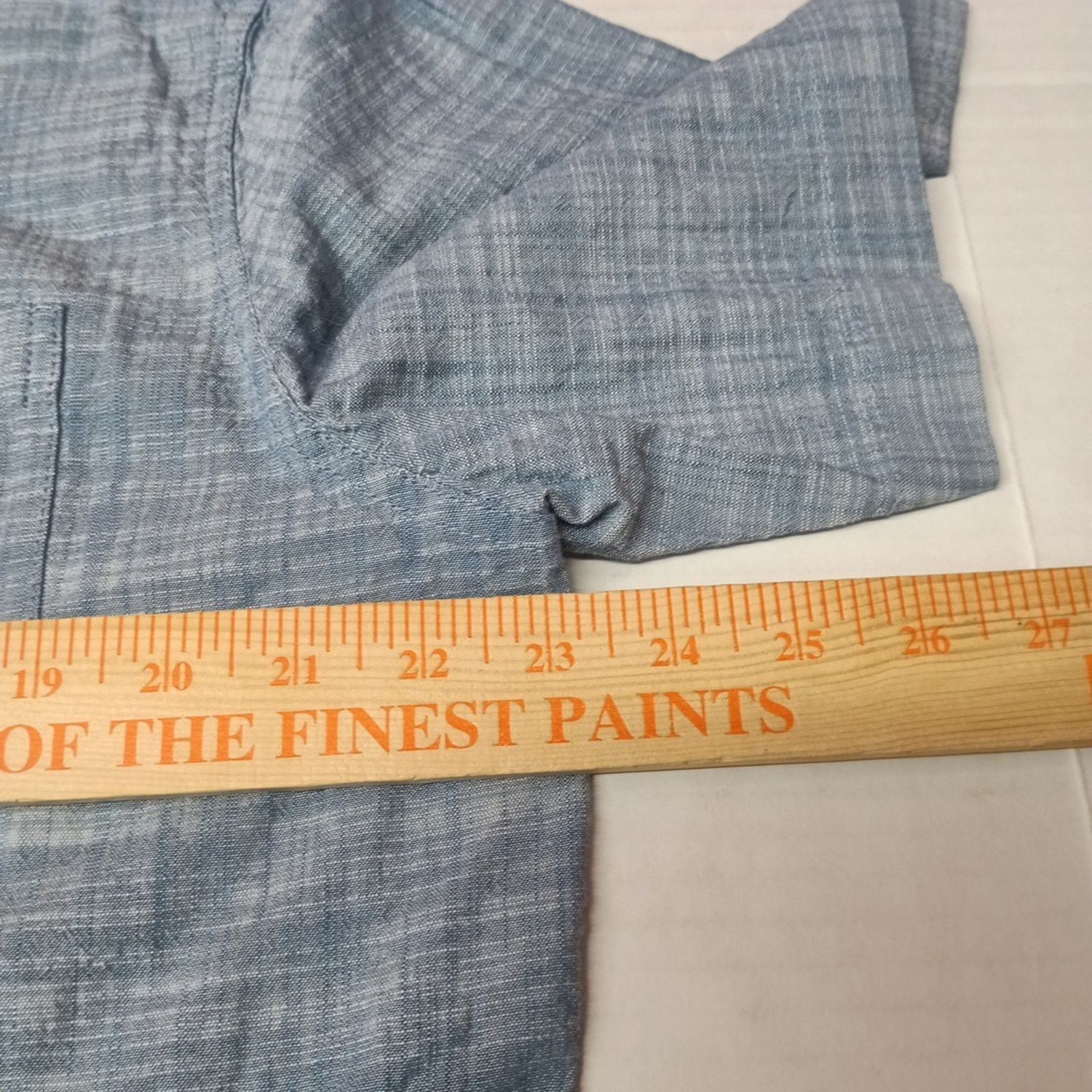 Chaps Chaps Seacoast Wash Chambray Woven Shirt Men's L Blue Shadow Size US L / EU 52-54 / 3 - 4 Thumbnail
