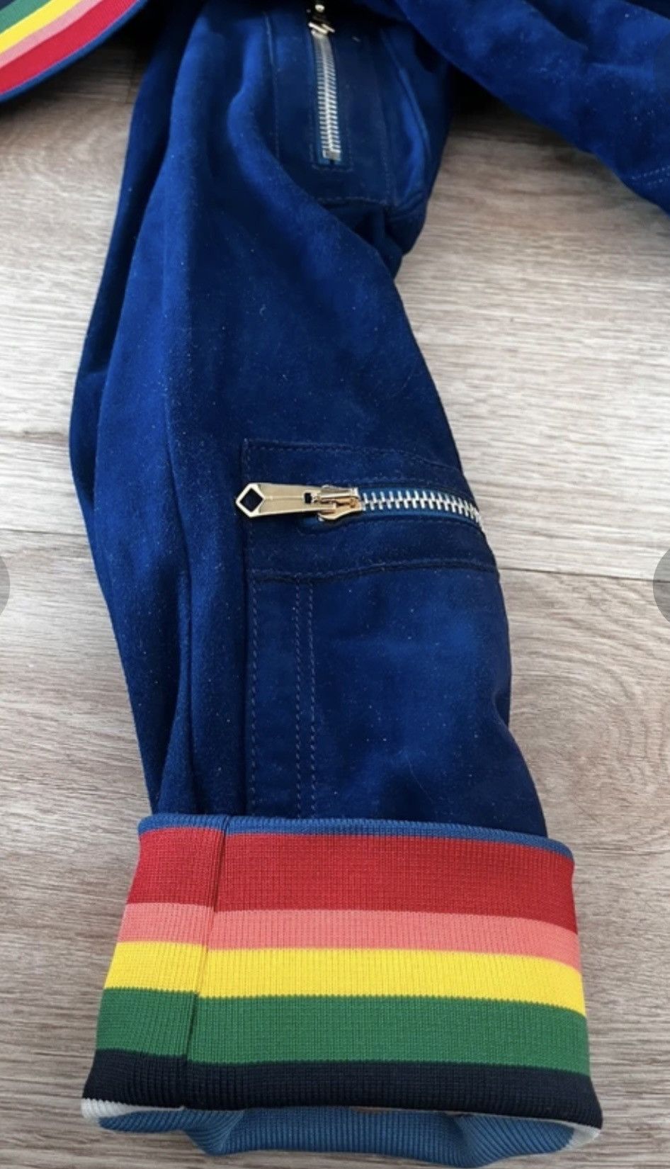Paul Smith Paul smith suede jacket in blue Size US L / EU 52-54 / 3 - 6 Thumbnail