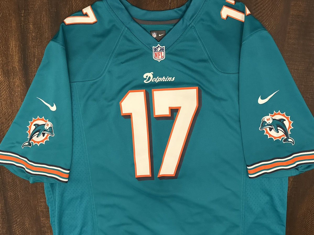 Nike Nike On Field NFL Miami Dolphins Ryan Tannehill # 17-XXL Size US XXL / EU 58 / 5 - 4 Thumbnail