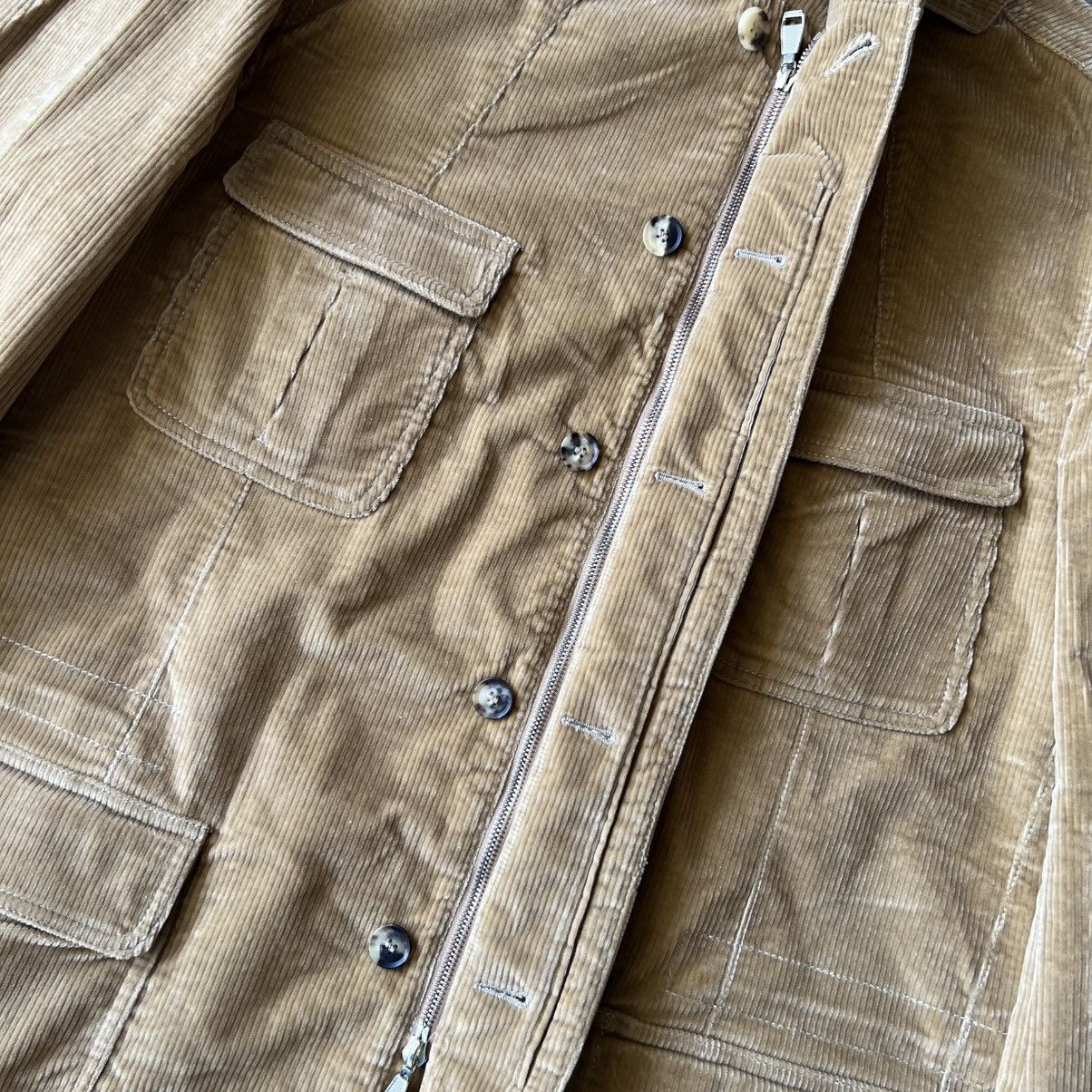 Brioni Brioni - Corduroy Sahariana Jacket Size US XXL / EU 58 / 5 - 8 Thumbnail