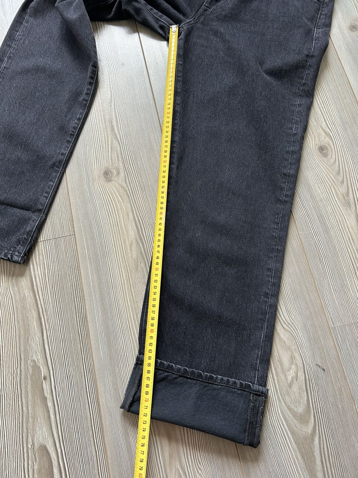 R13 R13 Cuffed Romeo Jeans Onyx Black 29 Size 29" - 20 Thumbnail