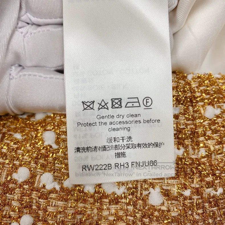Louis Vuitton Louis Vuitton Gold Skirt Size 37" - 6 Thumbnail