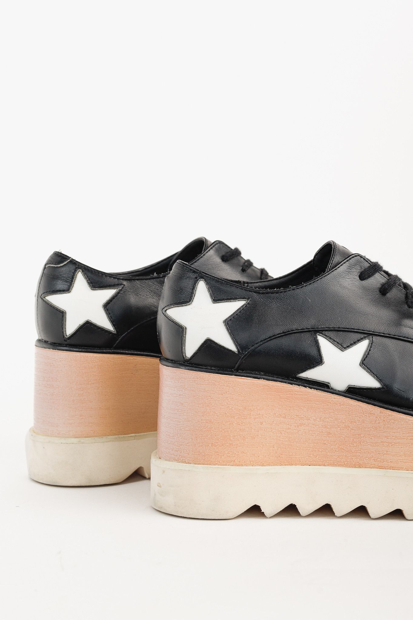 Stella McCartney Stella McCartney Star Vegan Elyse Platform Derby Shoes Size US 5 / IT 35 - 8 Thumbnail