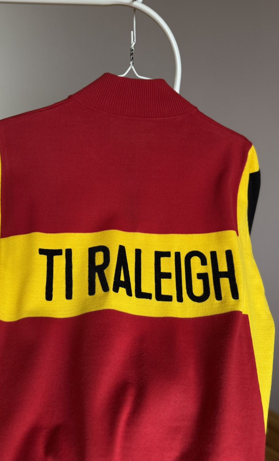 Bicycle Vintage 80's Retro Ti Raleigh Campagnolo Cycling Zip Jersey Size US M / EU 48-50 / 2 - 6 Thumbnail