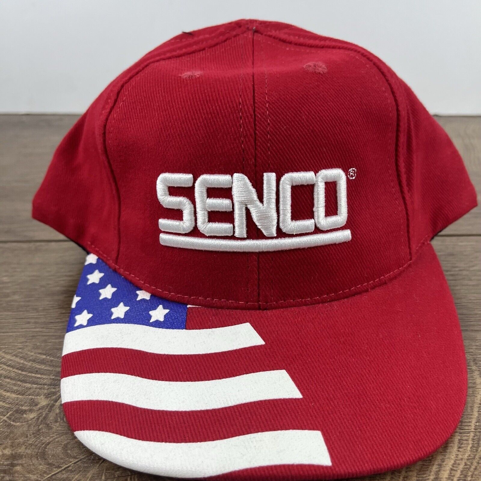 Other SENCO USA Hat Red Cap Hat Adjustable Hat Red Adult Hat Size ONE SIZE - 5 Thumbnail