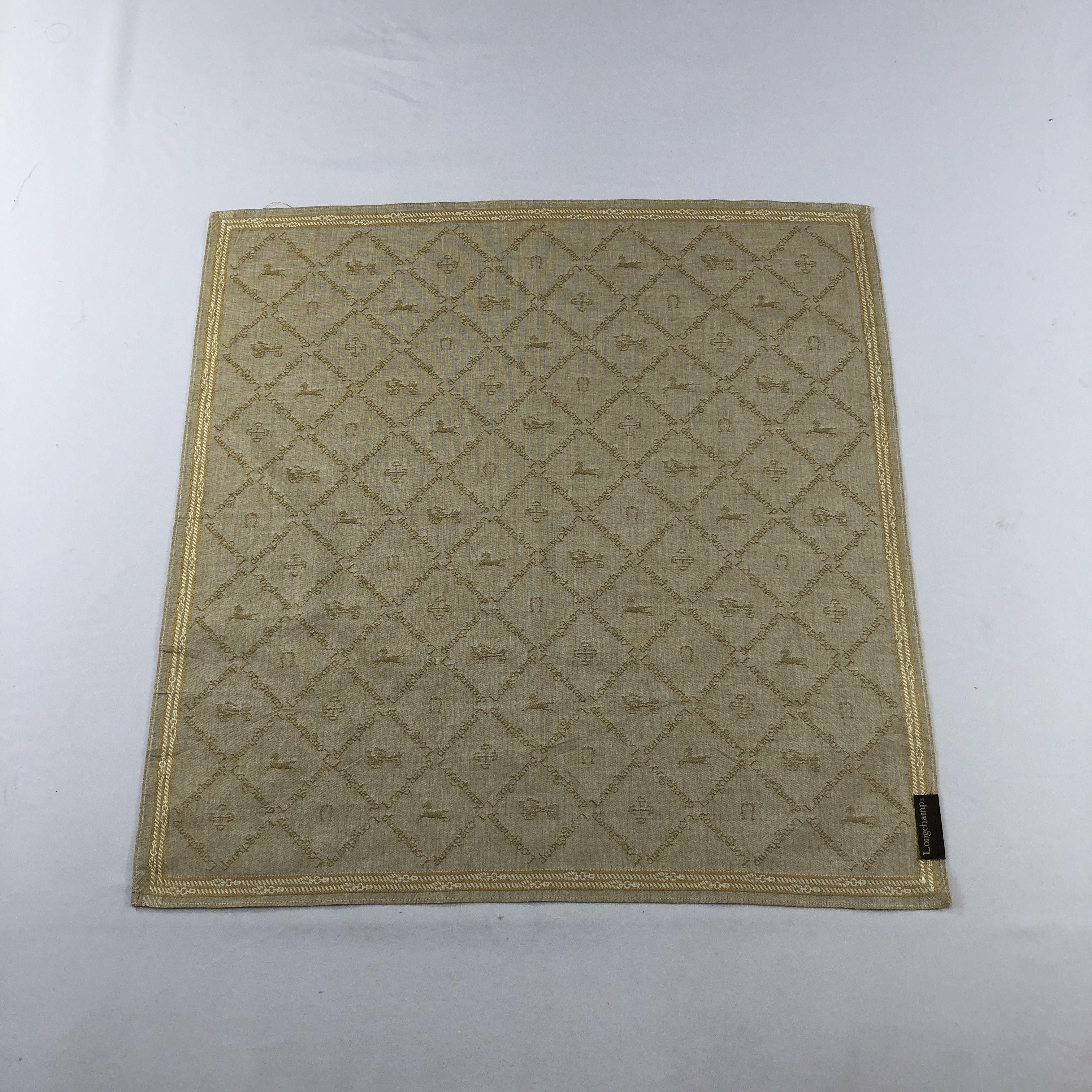 Longchamp Longchamp Luxury Handkerchief Neckerchief Bandana H3052 Size ONE SIZE - 1 Thumbnail
