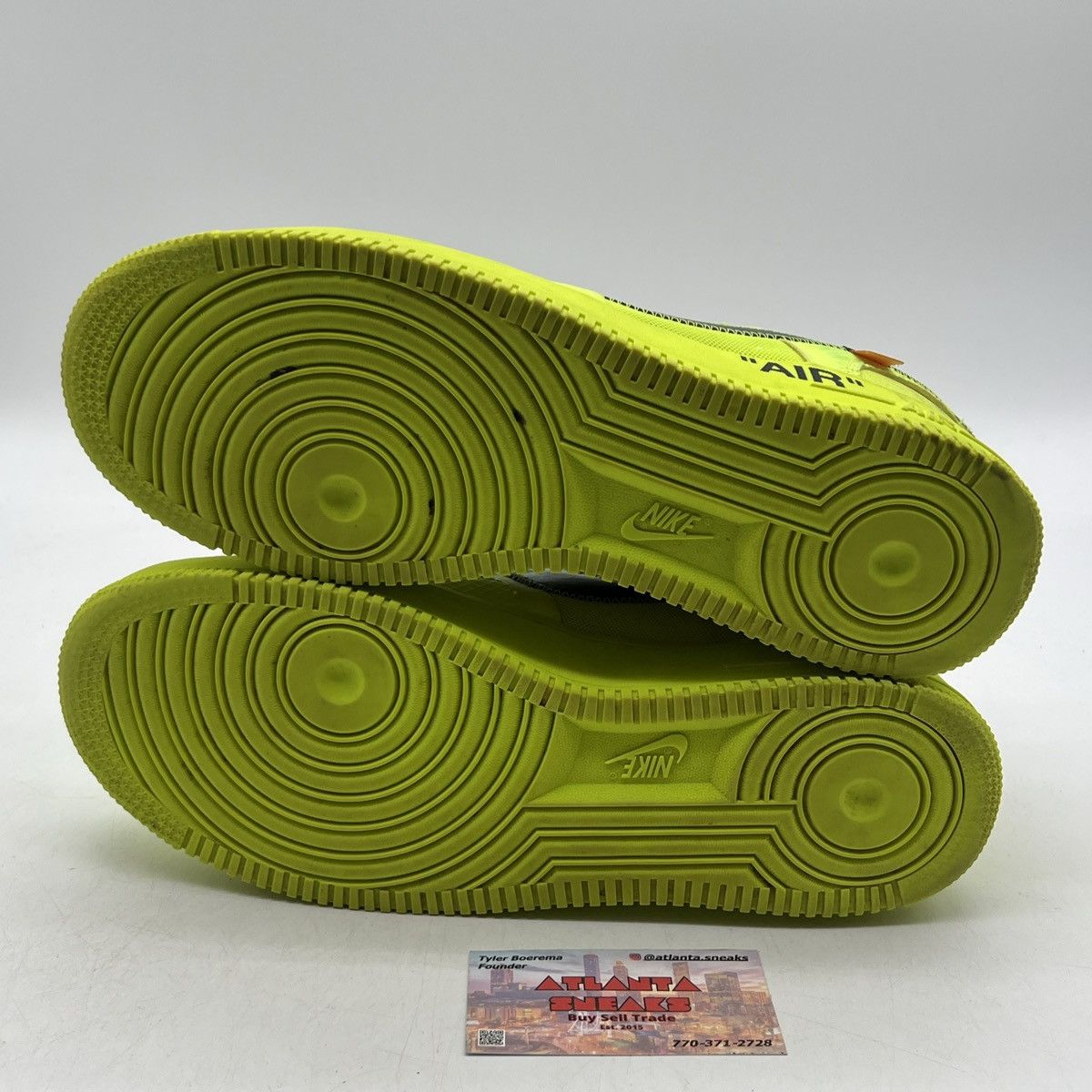 Nike Off-White x Air Force 1 low volt Size US 10.5 / EU 43-44 - 7 Thumbnail