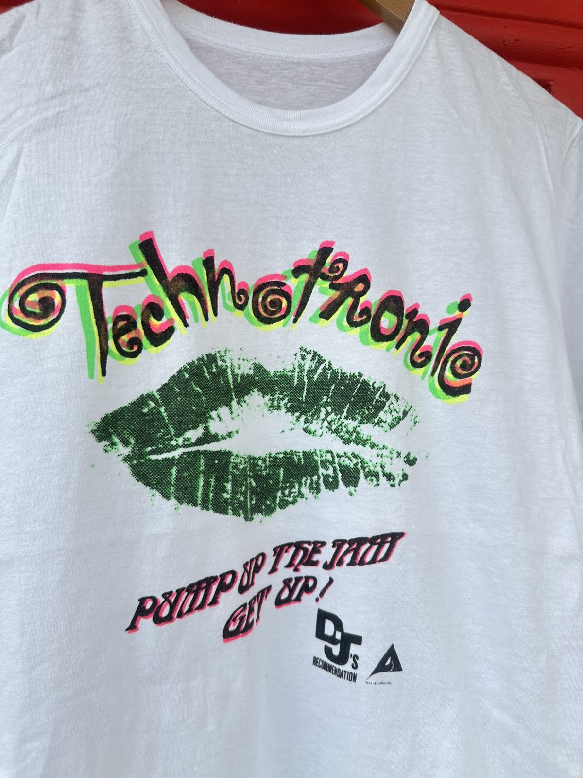 Band Tees RARE Vintage 80s Technotronic “Pump Up The Jam” DJ Band Tee Size US M / EU 48-50 / 2 - 2 Thumbnail