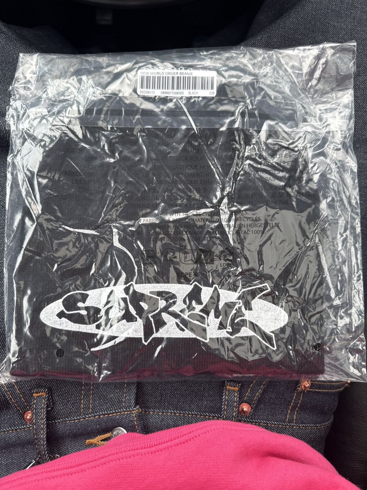 Supreme New World Order Beanie Black - SS25 - US