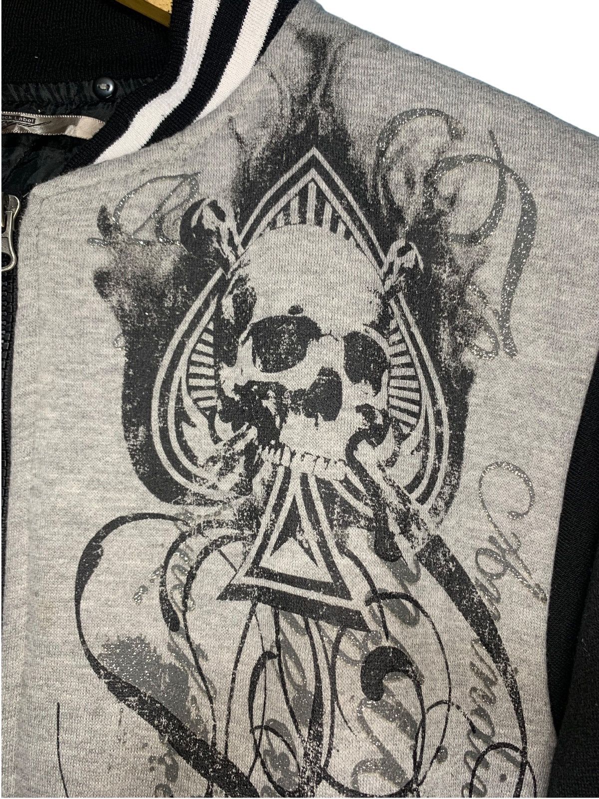 If Six Was Nine × Japanese Brand × Le Grande Bleu (L.G.B.) Euaroyal japan poem skull punk rock bomber jacket Size US M / EU 48-50 / 2 - 5 Thumbnail