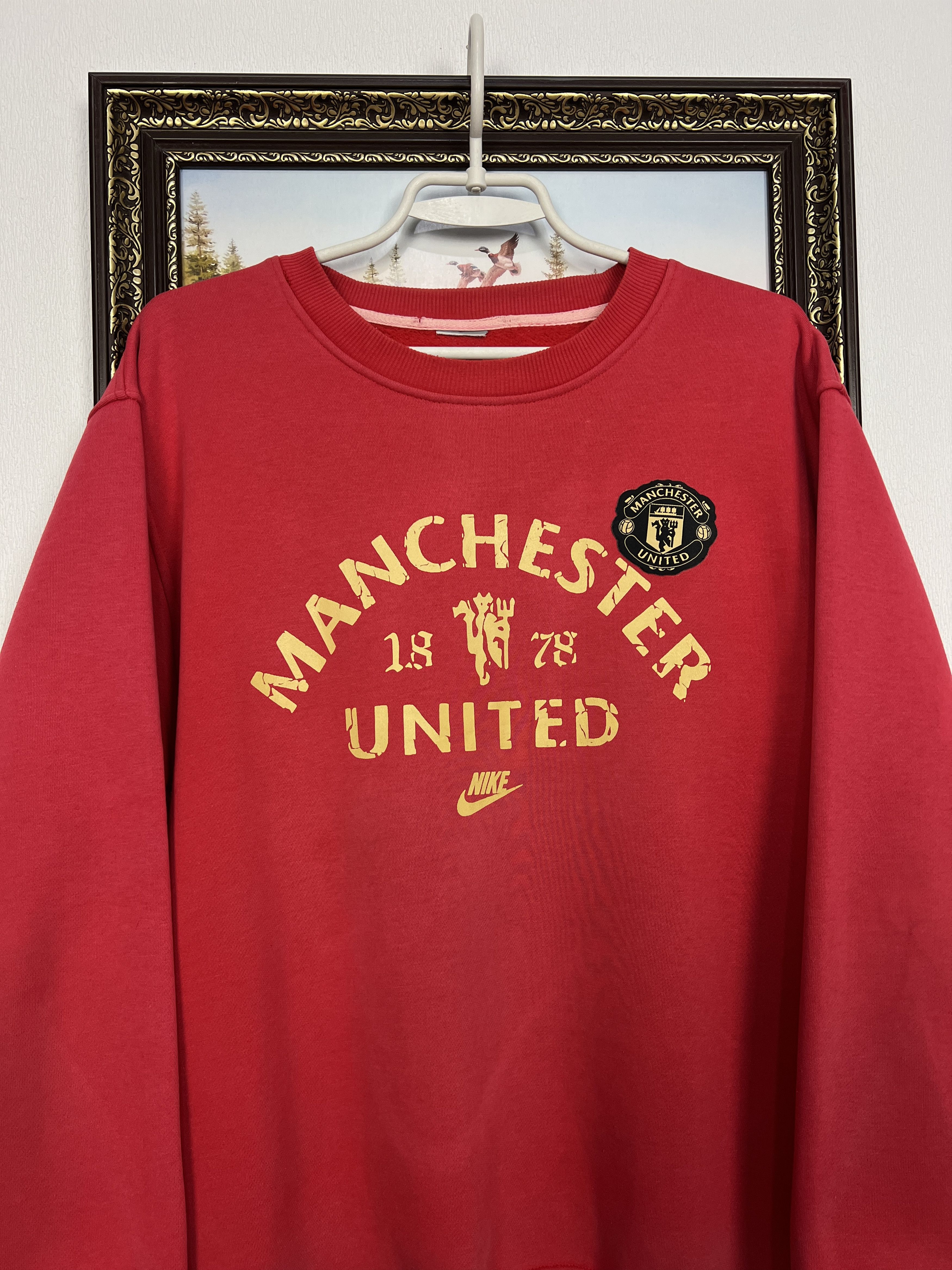 Nike Nike Manchester United Football Sweatshirt Soccer Track Top Size US L / EU 52-54 / 3 - 2 Thumbnail