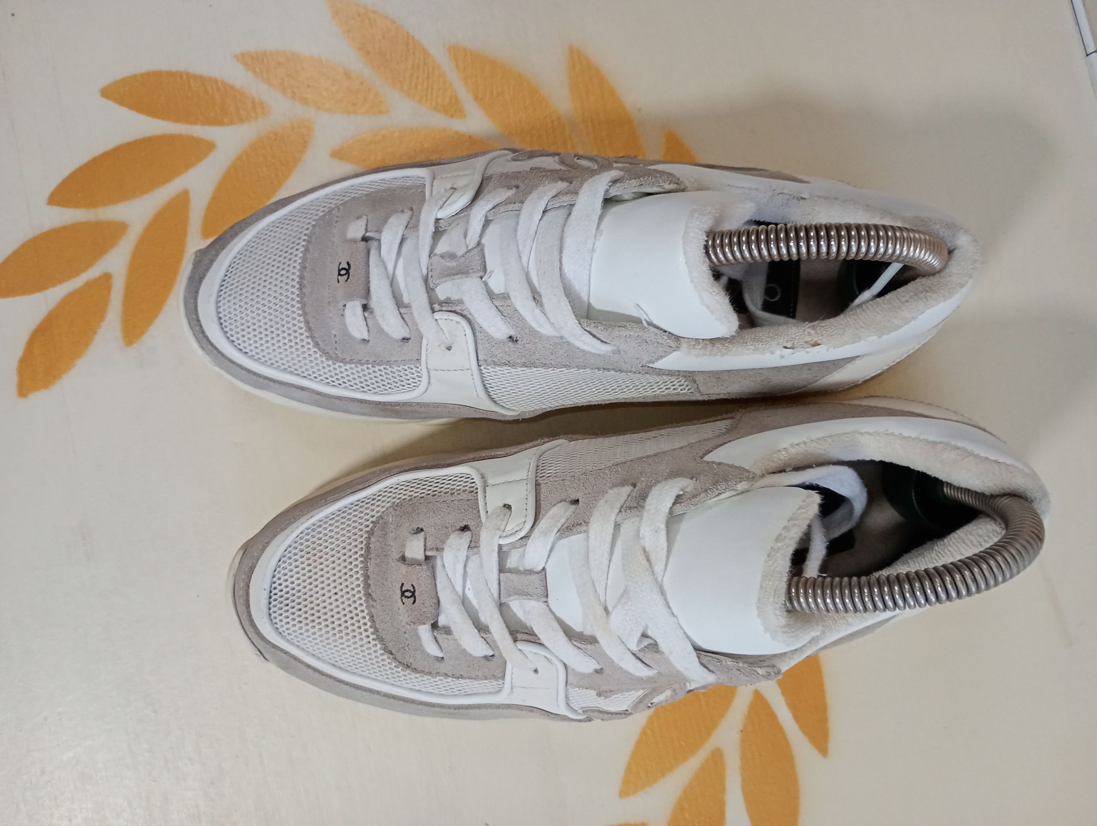 Chanel Chanel CC Trainer Suede Sneakers Size US 8 / IT 38 - 7 Thumbnail
