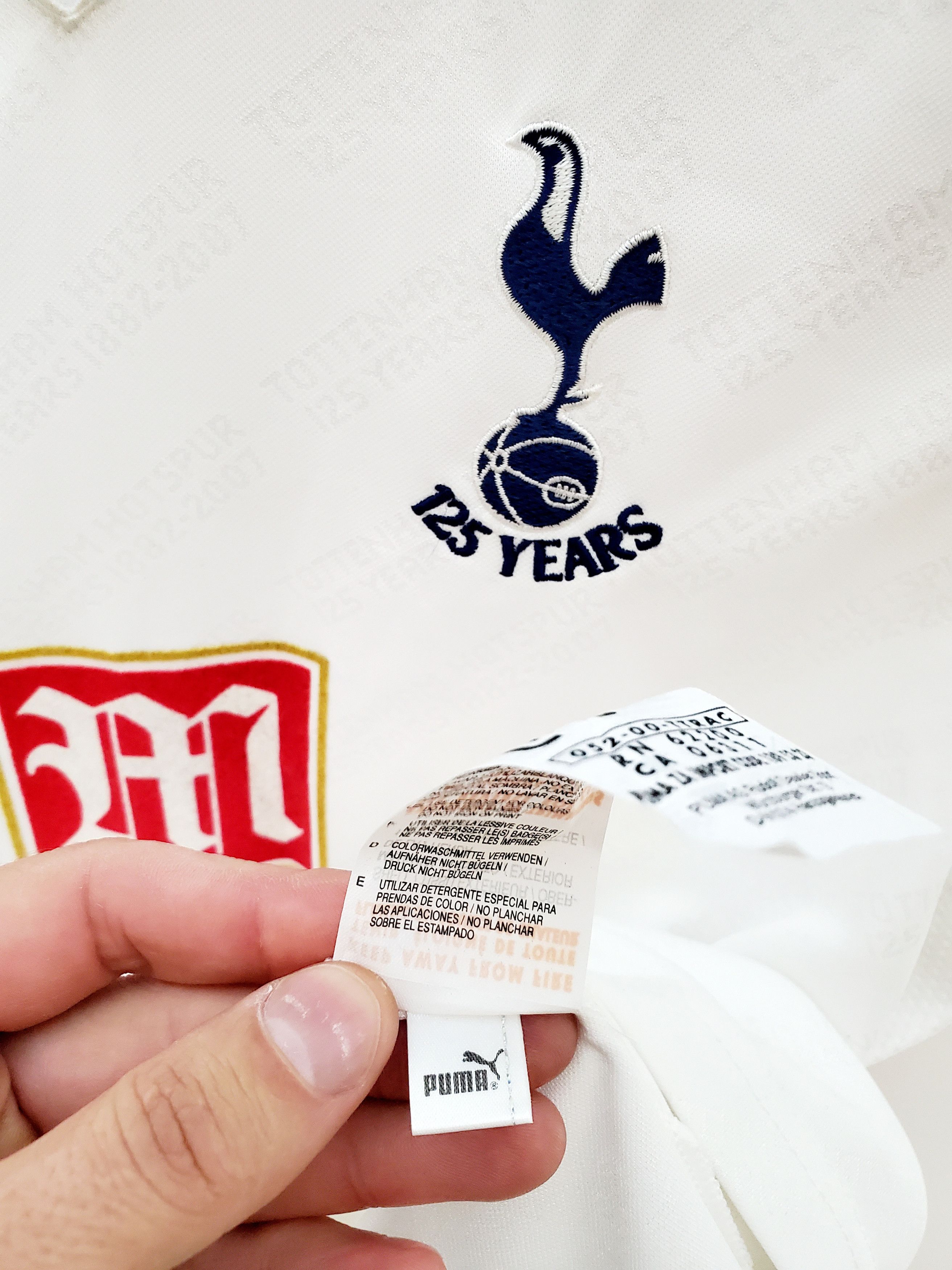 Puma Tottenham Hotspur 2006-07 vintage soccer jersey size kids S Size US XXS / EU 40 - 5 Thumbnail