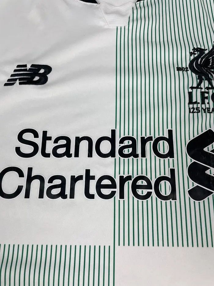 New Balance Liverpool 2017 2018 Away Football Shirt Soccer Jersey Size US XL / EU 56 / 4 - 7 Thumbnail