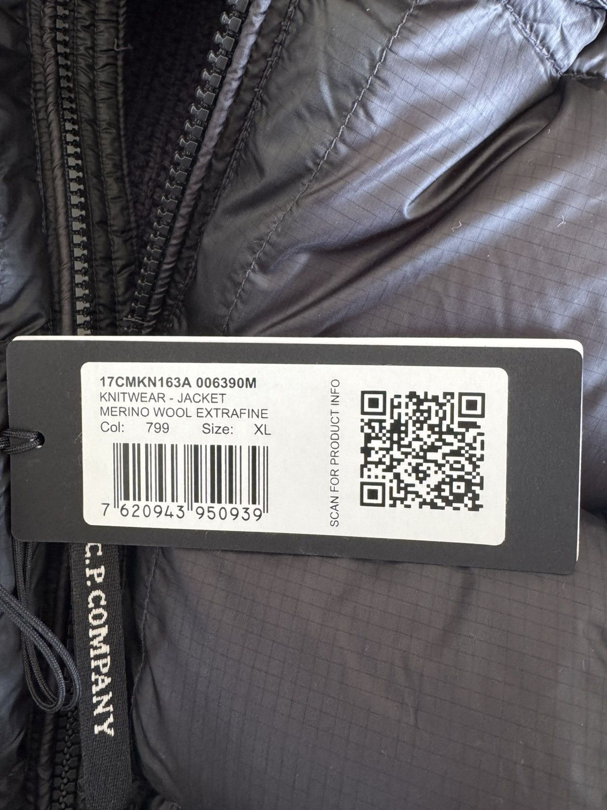 C.P. Company C.P Company Merino Wool DD Shell Knitwear Jacket Size US XL / EU 56 / 4 - 8 Thumbnail