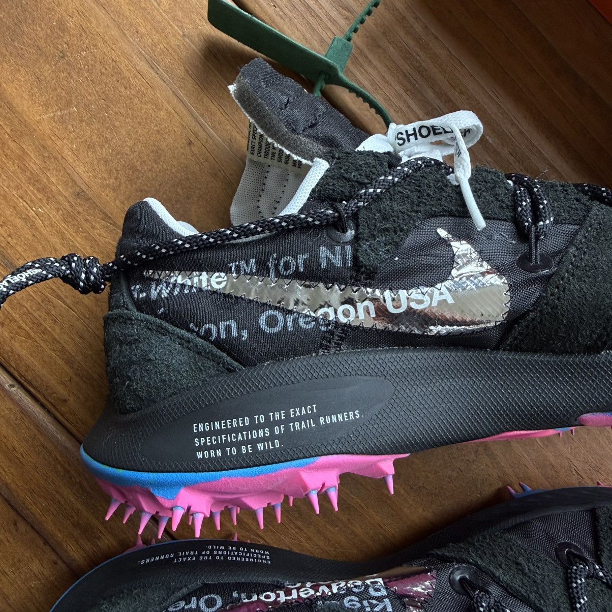 Nike × Off-White CD8179 001 - Off-White x Air Zoom Terra Kiger 5 'Black' Size US 9.5 / EU 42-43 - 9 Thumbnail