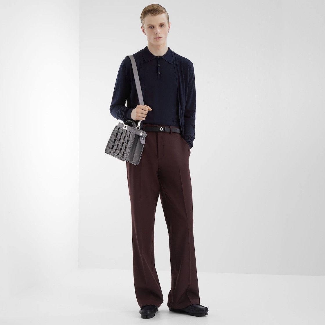 Fendi o1s1wg110226 Cardigan in Midnight Blue Size US L / EU 52-54 / 3 - 4 Thumbnail