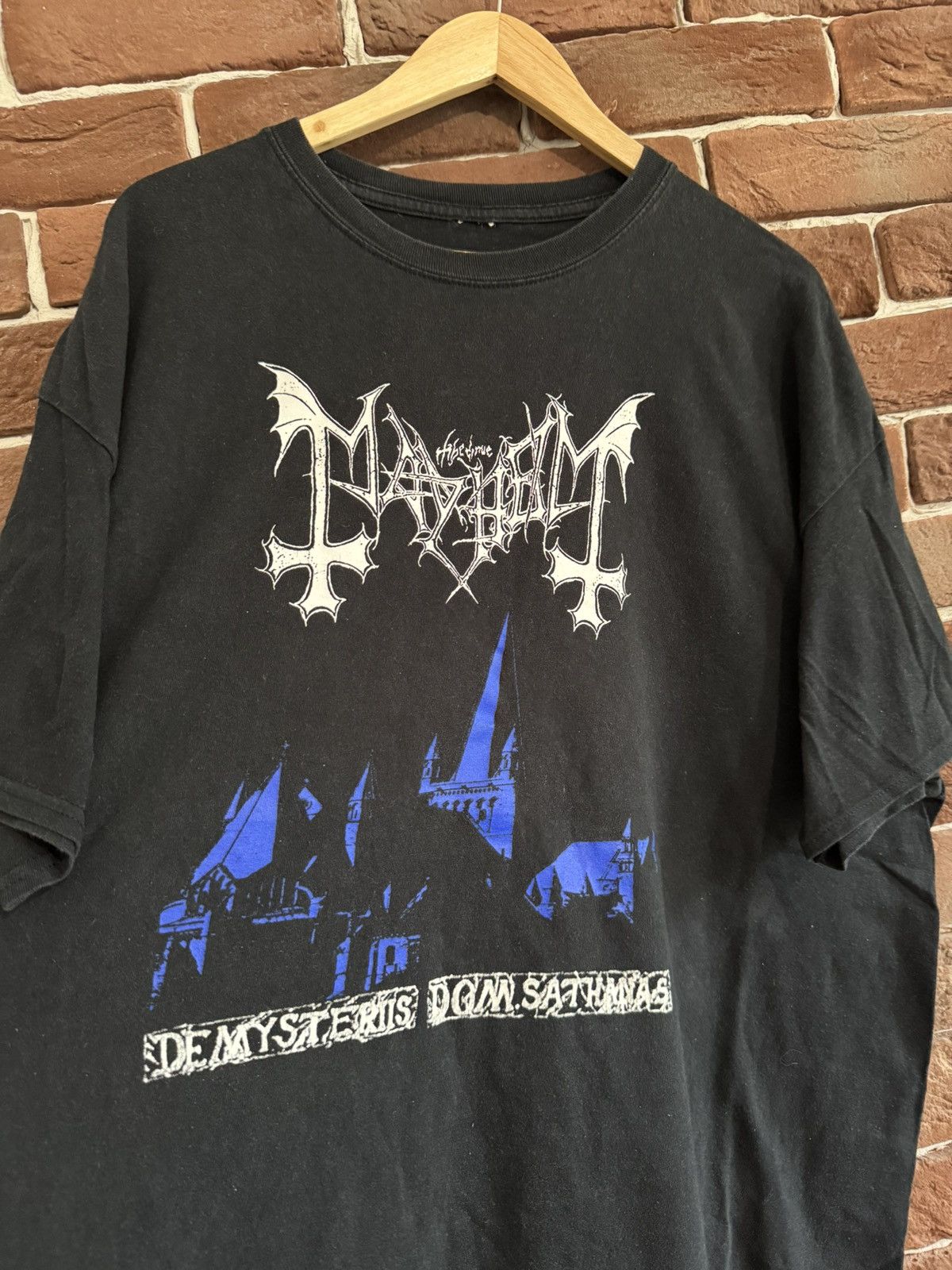 Band Tees Rare Mayhem De Mysteriis Dom Sathanas Black Metal Tshirt Size US XXL / EU 58 / 5 - 3 Thumbnail