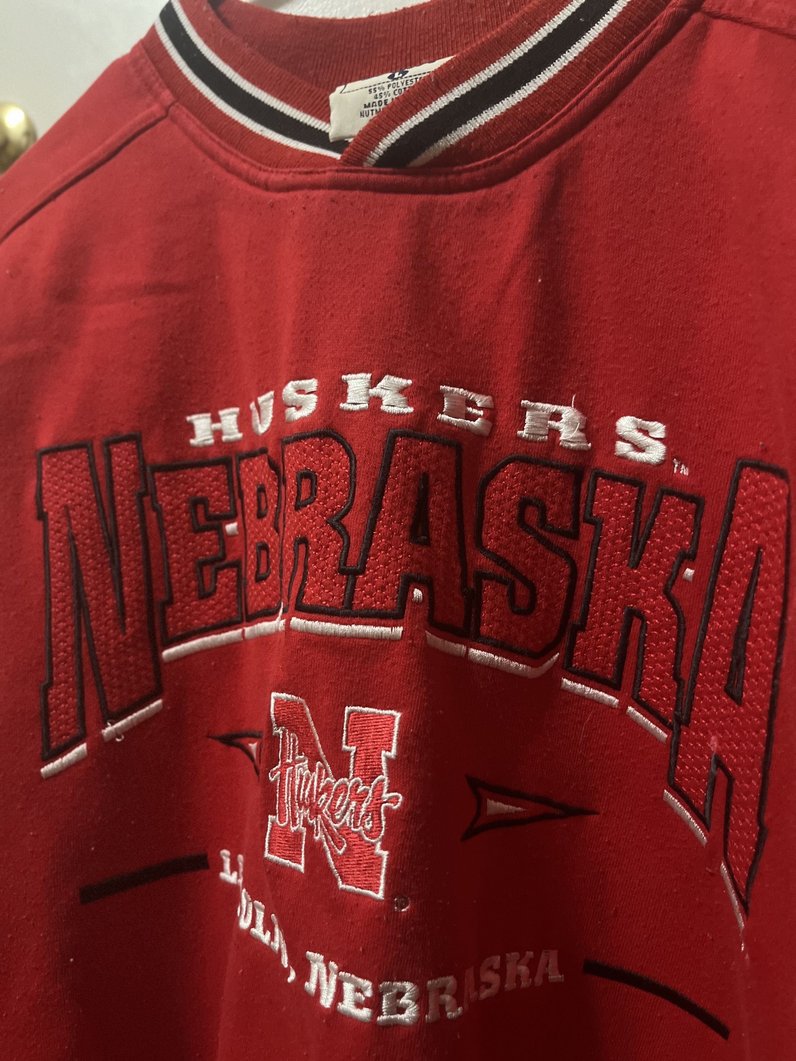 Lee HUSKERS NEBRASKA SWEATER Size US L / EU 52-54 / 3 - 2 Thumbnail