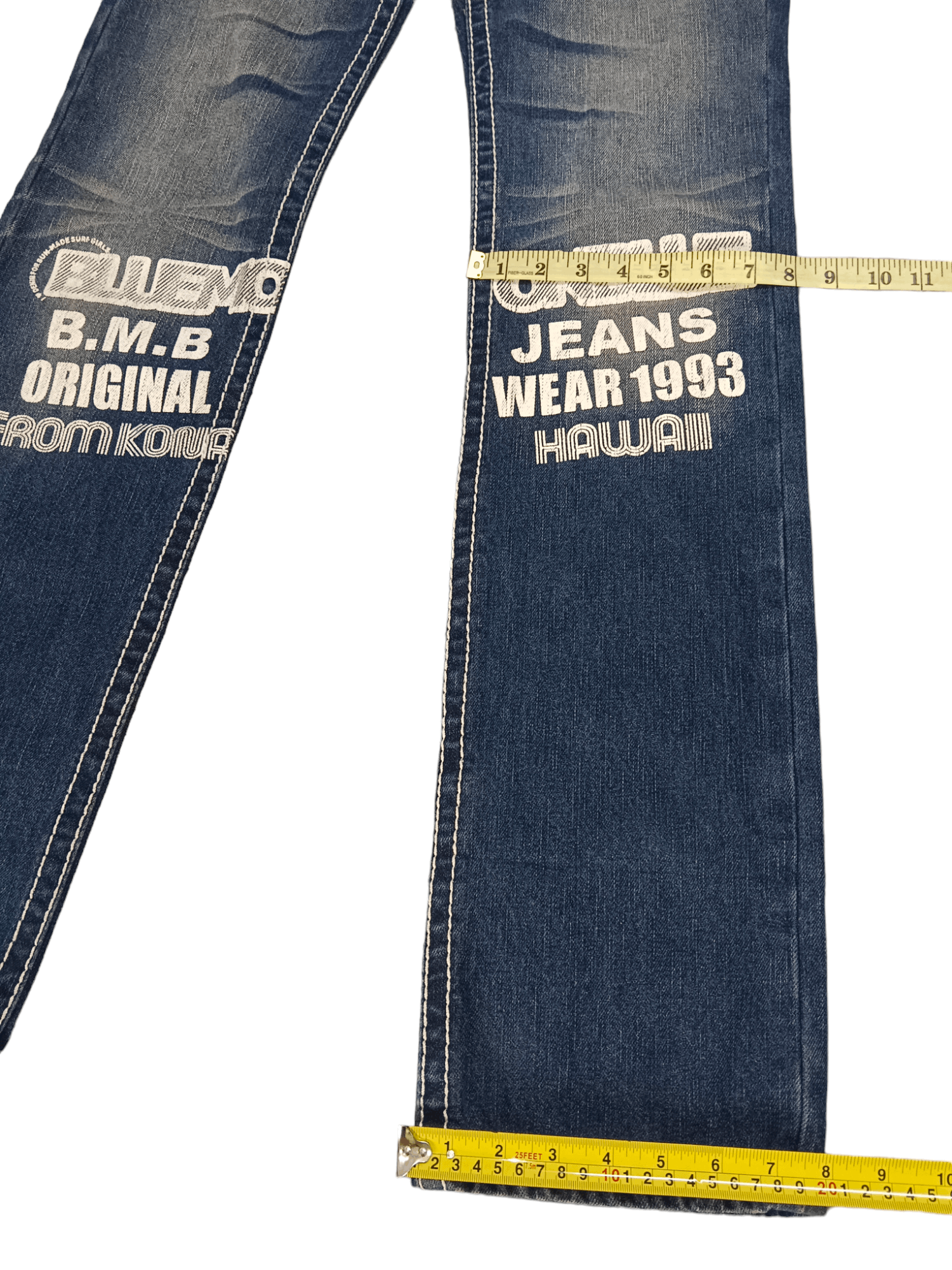 Blue Blue Japan Blue Moon Blue Hawaii Surf Girls Low Rise Jeans Size 27" / US 4 / IT 40 - 8 Thumbnail