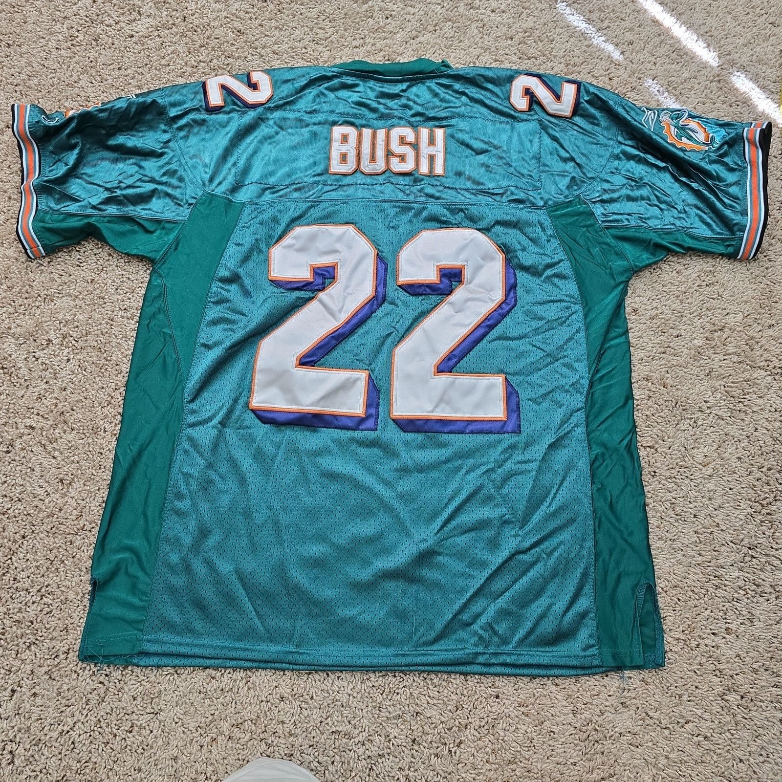 Reebok Miami Dolphins Reggie Bush Jersey Jersey Size 52 NFL Reebok Size US XL / EU 56 / 4 - 2 Thumbnail
