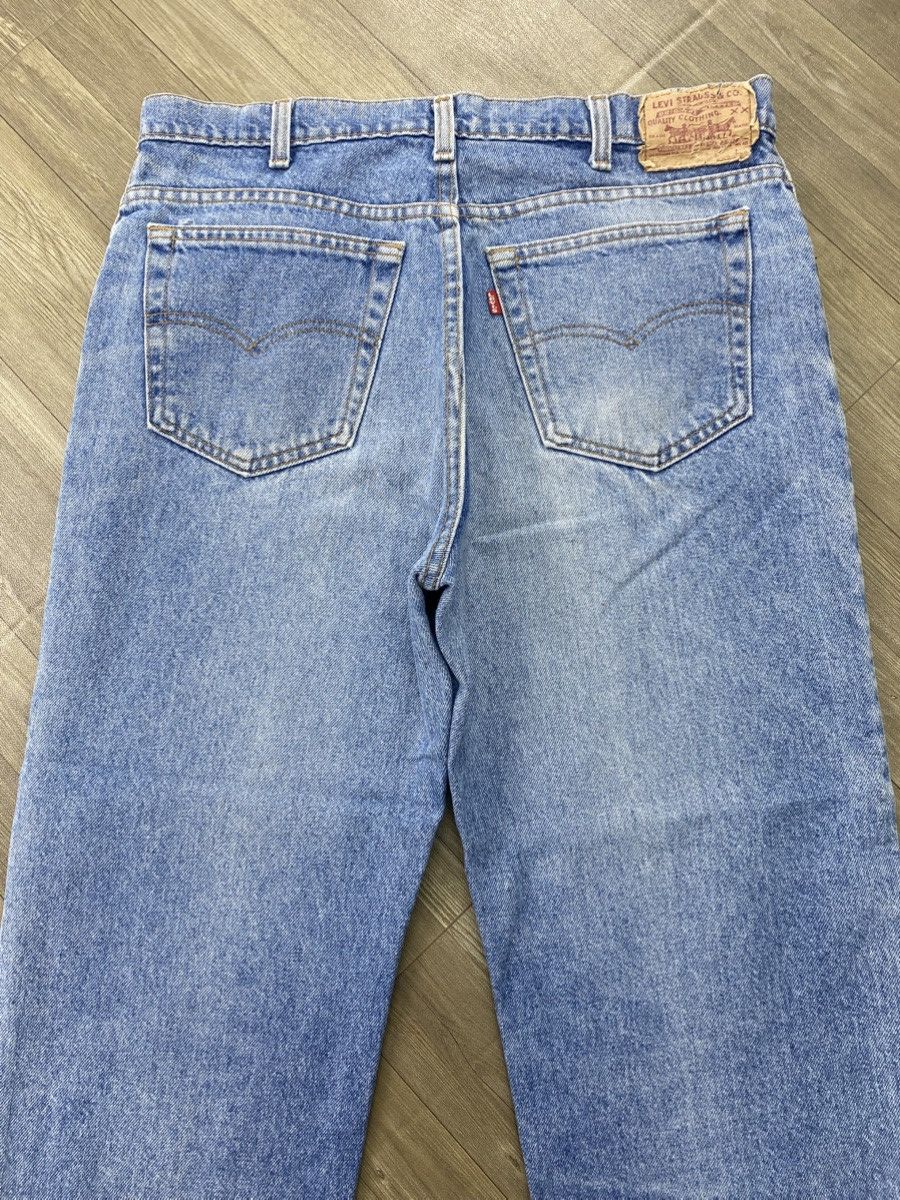 Levi's Vintage Clothing 🇺🇸1990s Vintage Levis 501 USA Straight 36x33 Light Blue Jeans Size US 33 - 15 Thumbnail