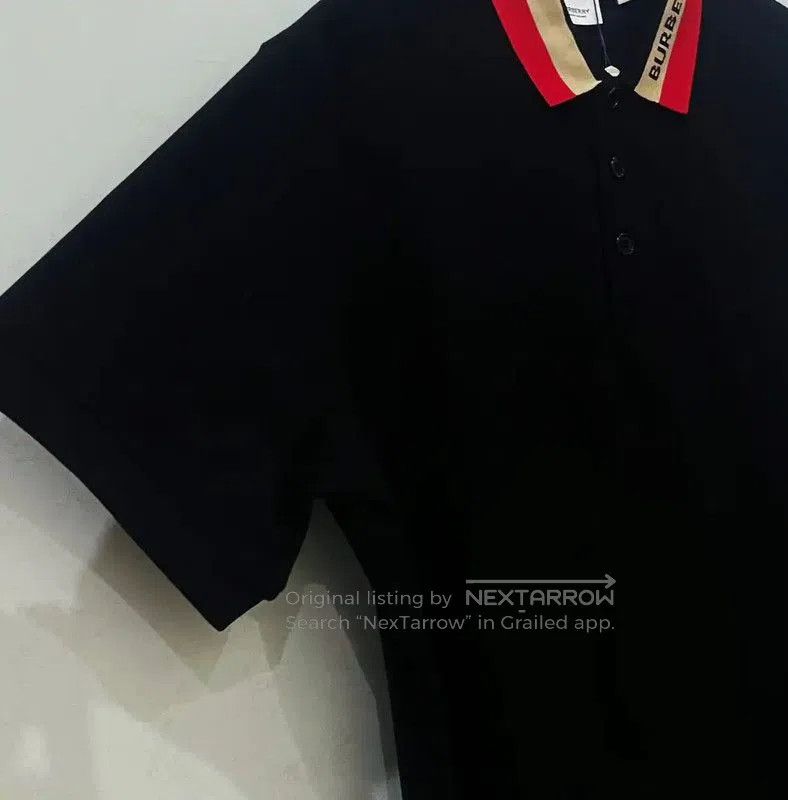 Burberry Burberry Black Cotton Men's Polo Shirt. Size US XS / EU 42 / 0 - 3 Thumbnail