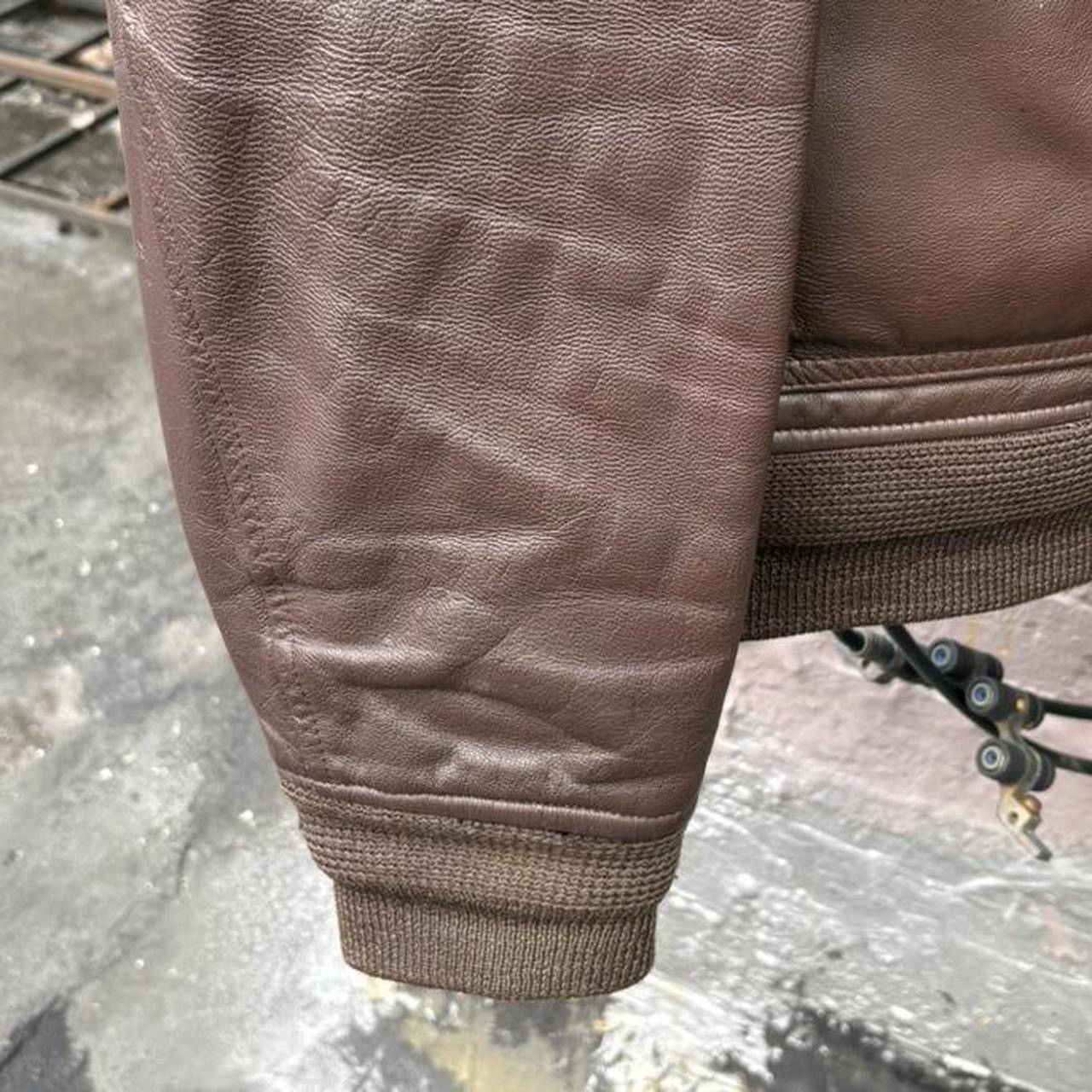 Eddie Bauer Vintage 60s 70s Brown Leather Eddie Bauer G-1 Flight Jacket Size US L / EU 52-54 / 3 - 4 Thumbnail