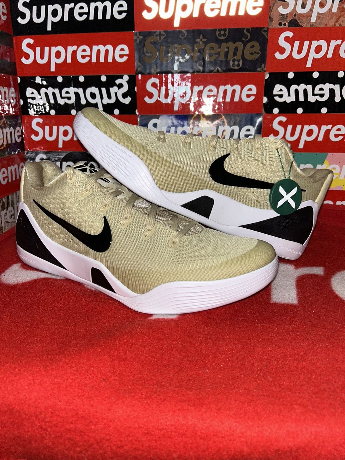 Nike Nike Kobe 9 Elite Low EM Protro TB Gold Black IH5095-700 M12 Size US 12 / EU 45 - 1 Thumbnail