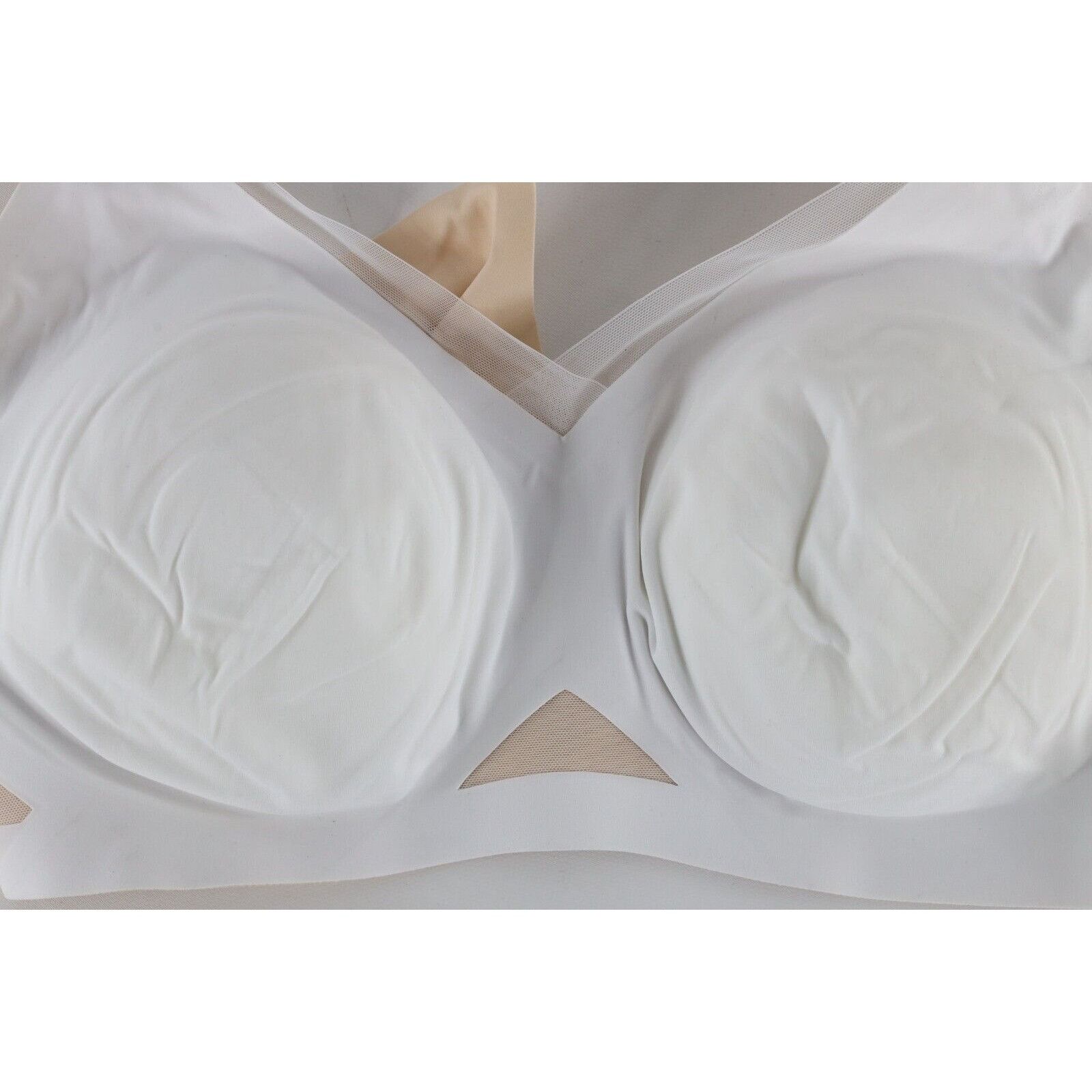 Vintage New Honeylove Crossover Wire Free Shapewear Bra White Size ONE SIZE - 2 Thumbnail