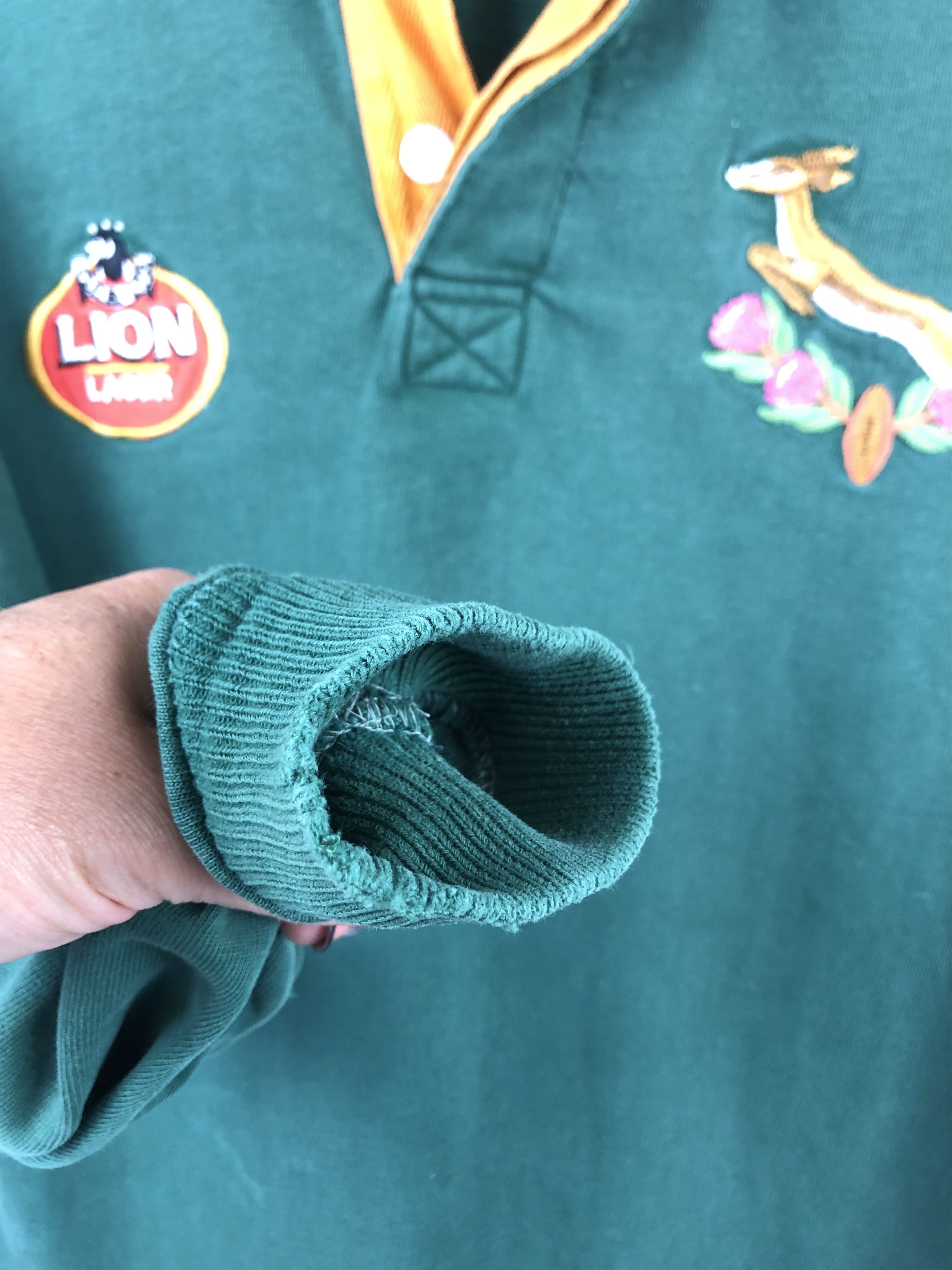 Vintage Vintage South Africa Rugby Union Jersey Cotton Traders Shirt Size US M / EU 48-50 / 2 - 8 Thumbnail
