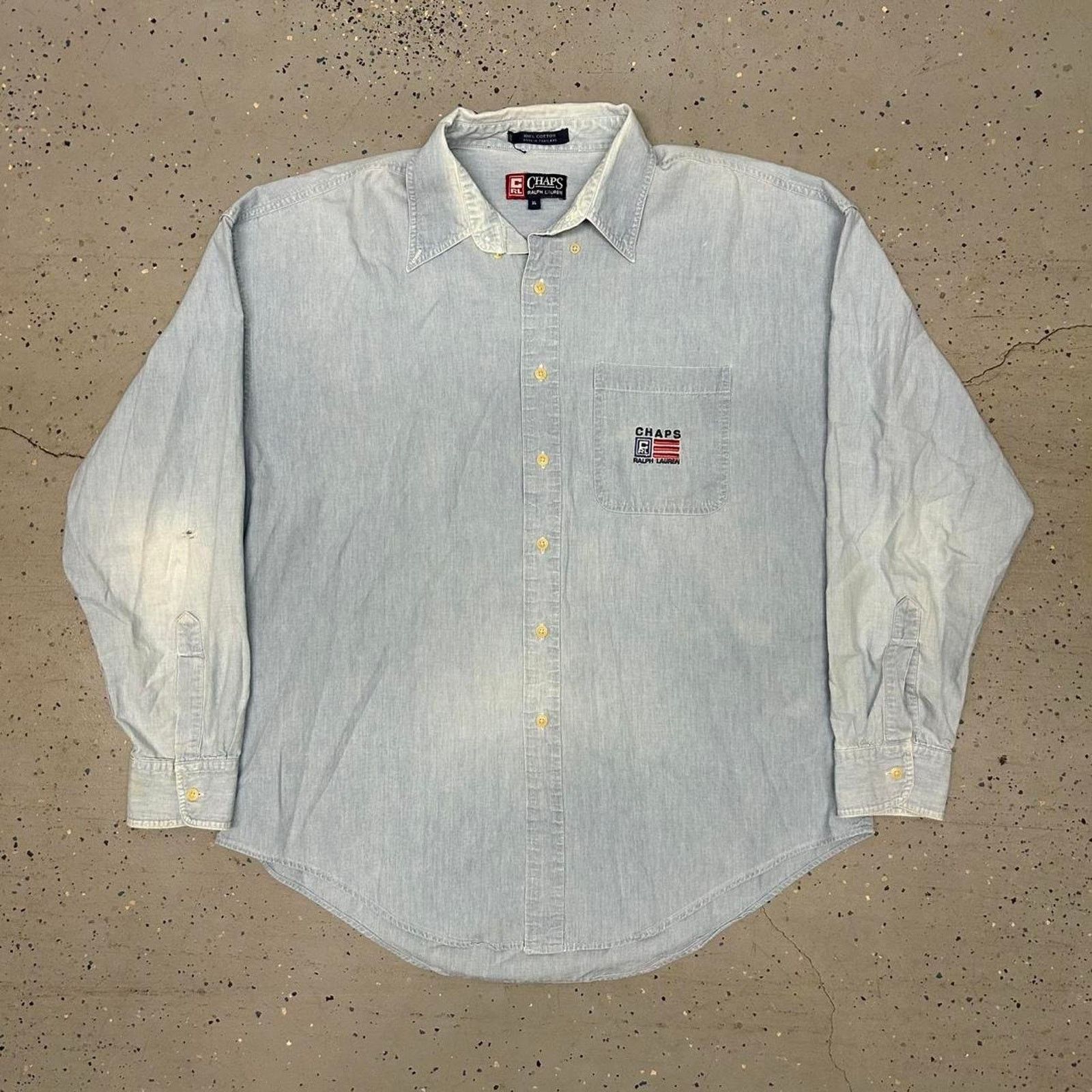 Chaps VTG Chaps Ralph Lauren button-up shirt Size US XL / EU 56 / 4 - 1 Thumbnail