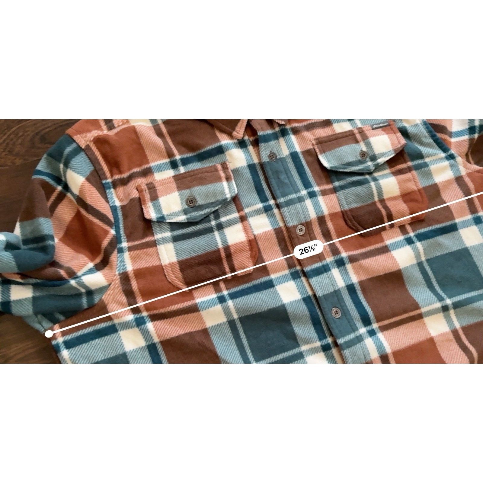 Eddie Bauer Eddie Bauer Shirt Teal Plaid Button Down Flannel $70 Sz2XL Size US XXL / EU 58 / 5 - 12 Thumbnail