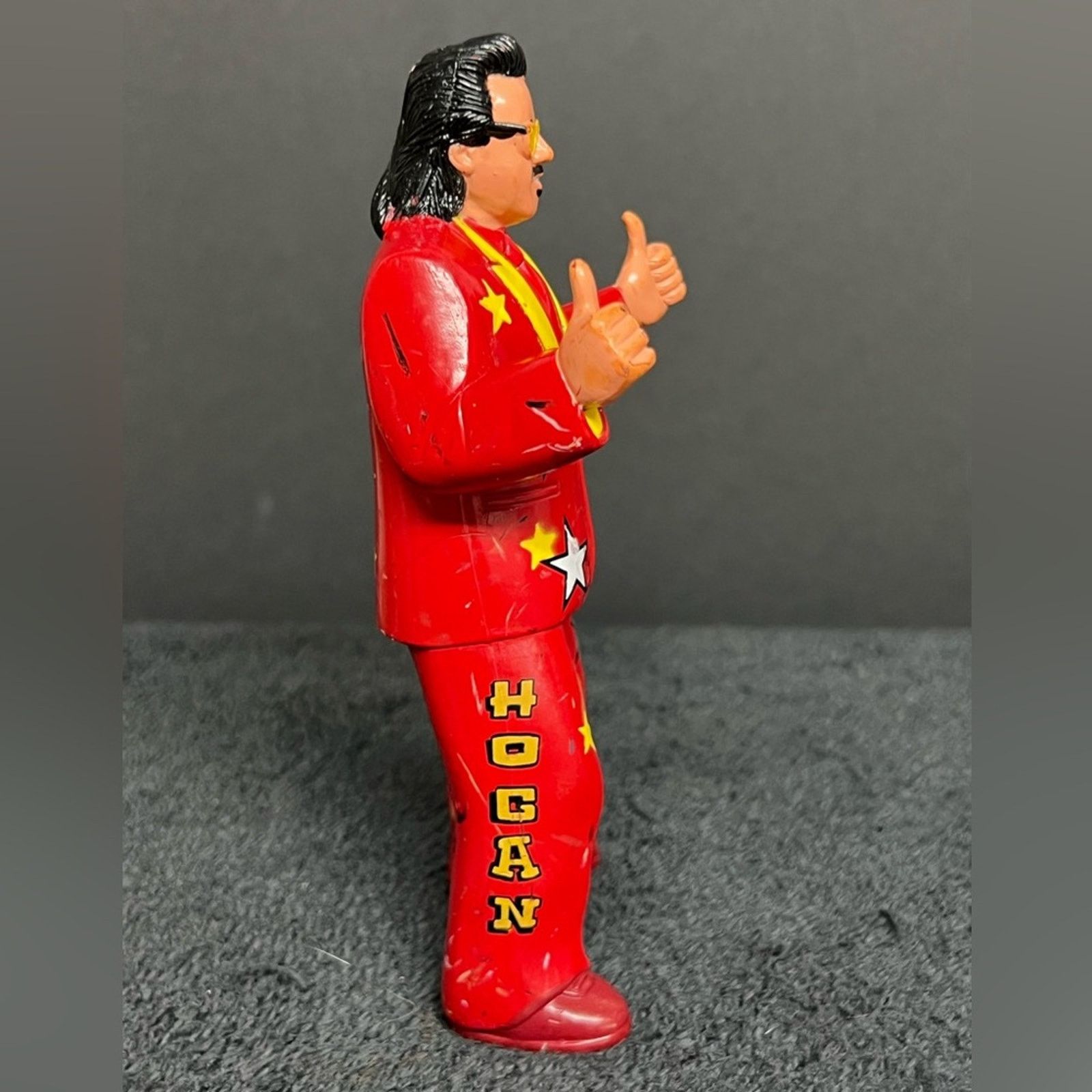 WCW/nWo Vintage OSFTM WCW JIMMY HART Figure RARE RED SUIT Size ONE SIZE - 3 Thumbnail