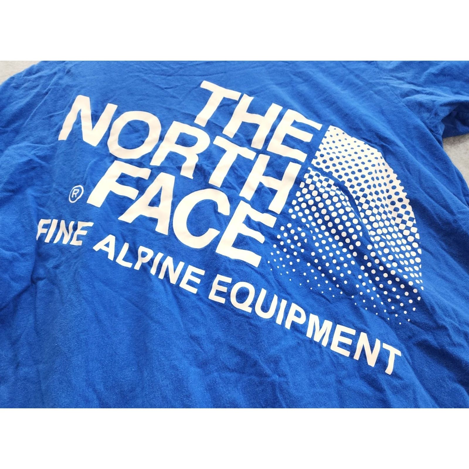 The North Face The North Face T-Shirt Adult Large Blue Mountains Logo Crew Neck Short Sleeve Regular Size US L / EU 52-54 / 3 - 2 Thumbnail