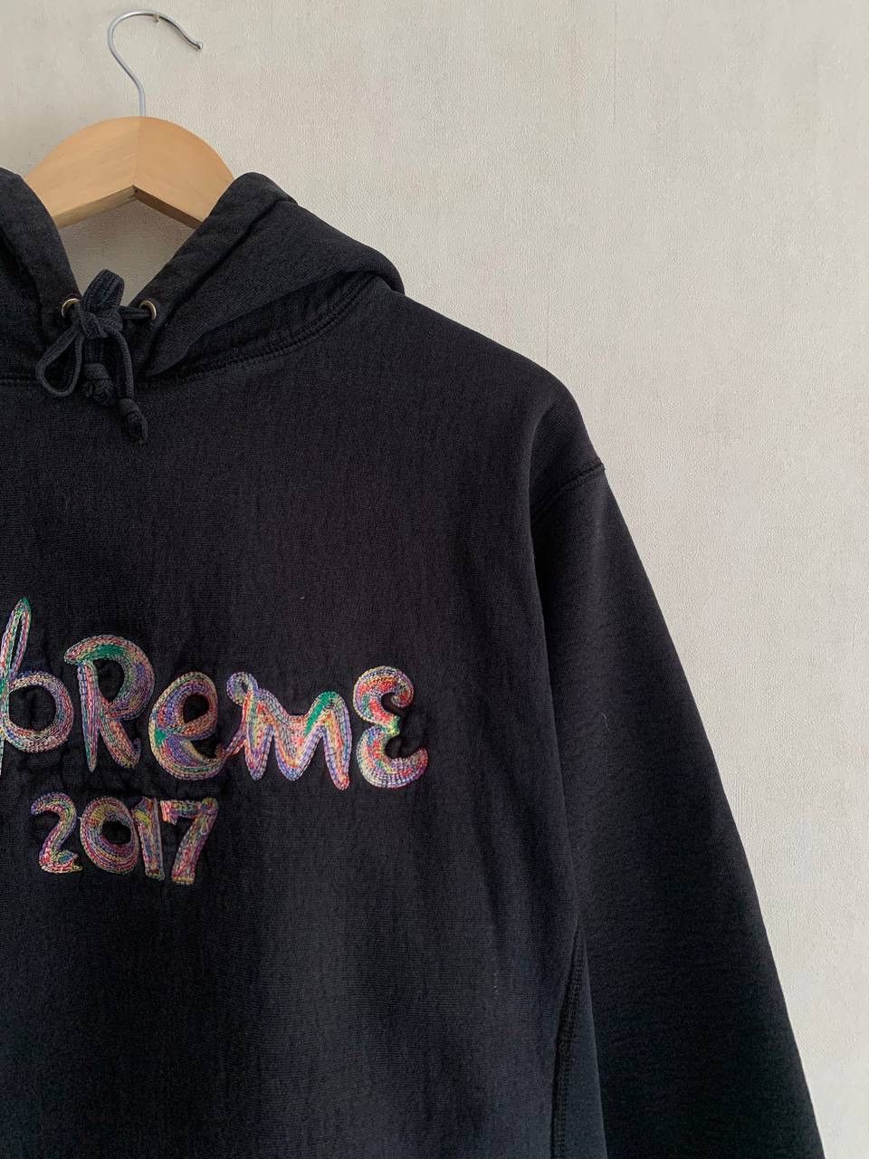 Supreme Supreme Hoodie Brush Logo 2017 Size US XL / EU 56 / 4 - 4 Thumbnail