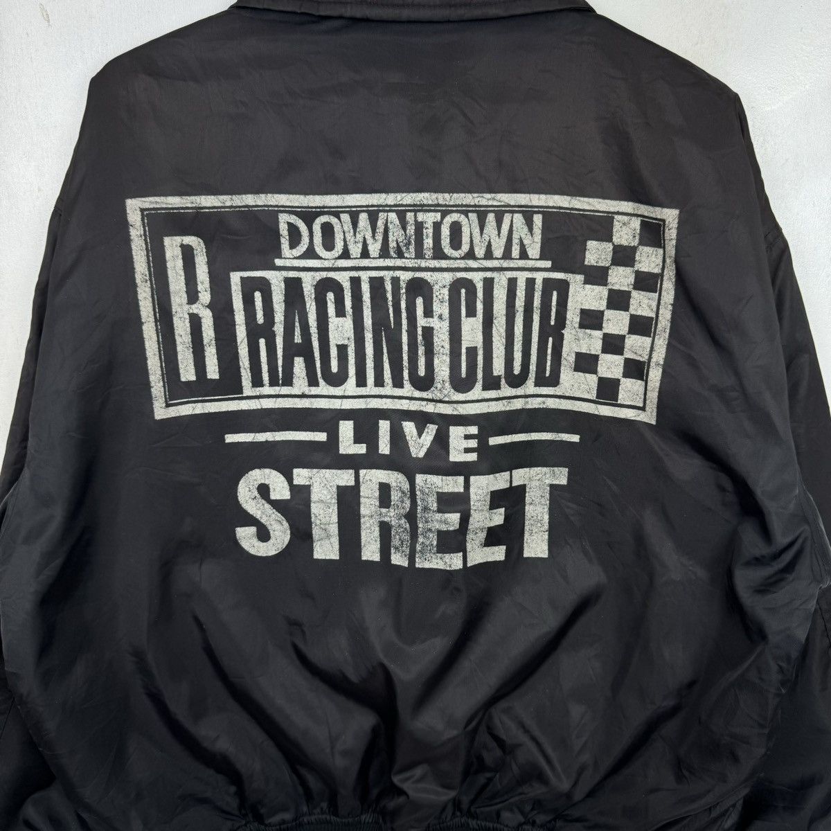 Vintage Vintage Sunfaded Downtown Racing Club Live Street Jacket Size US L / EU 52-54 / 3 - 2 Thumbnail