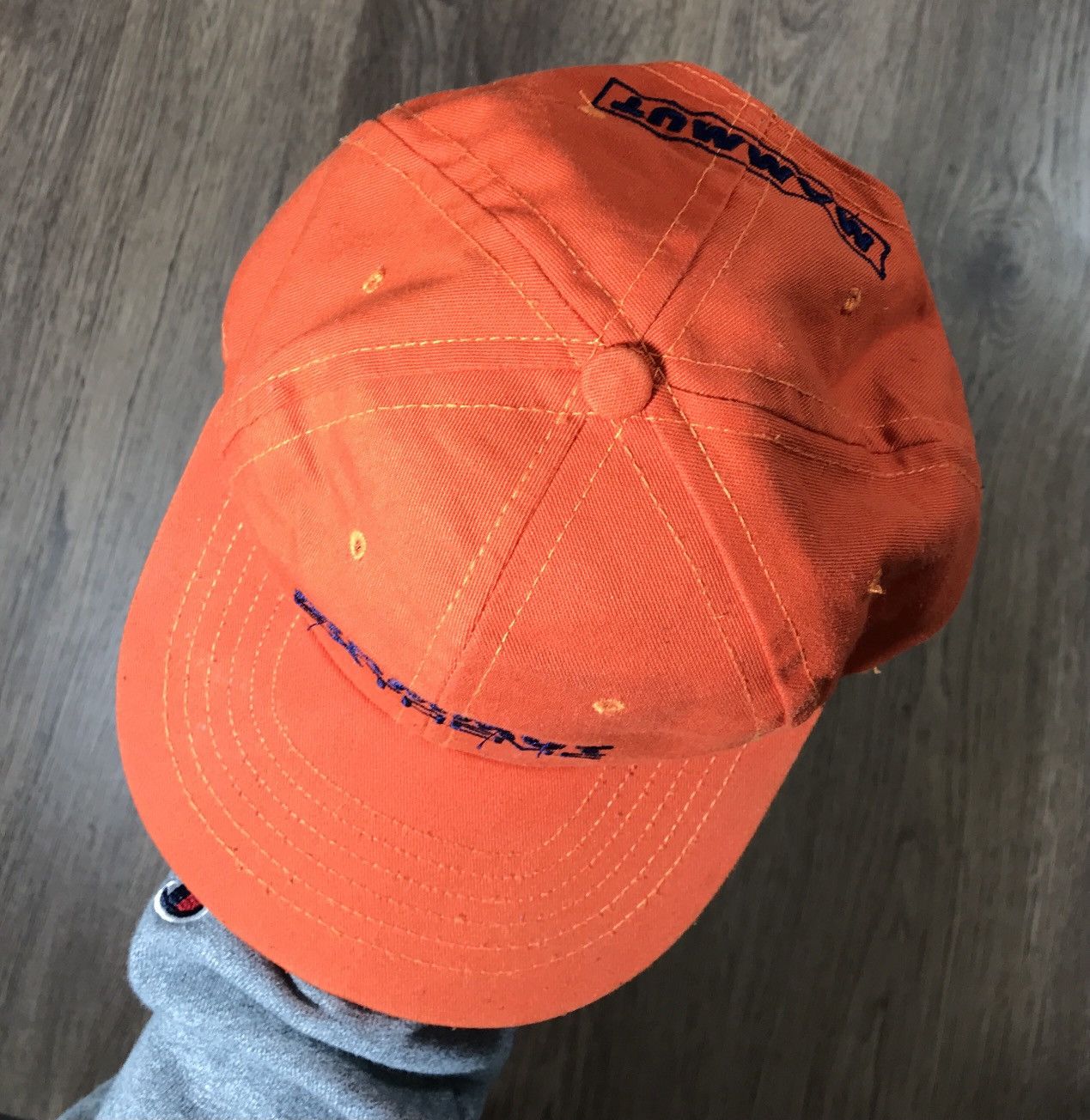 Mammut × Vintage Mammut Vintage 70s Outdoor Orange Cap Size ONE SIZE - 7 Thumbnail
