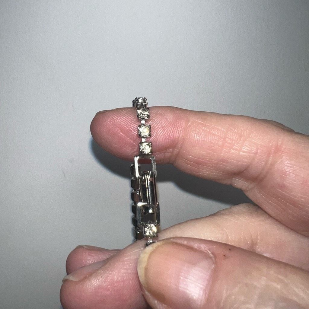 Vintage Vintage Prong Set Rhinestone Necklace Size ONE SIZE - 4 Thumbnail