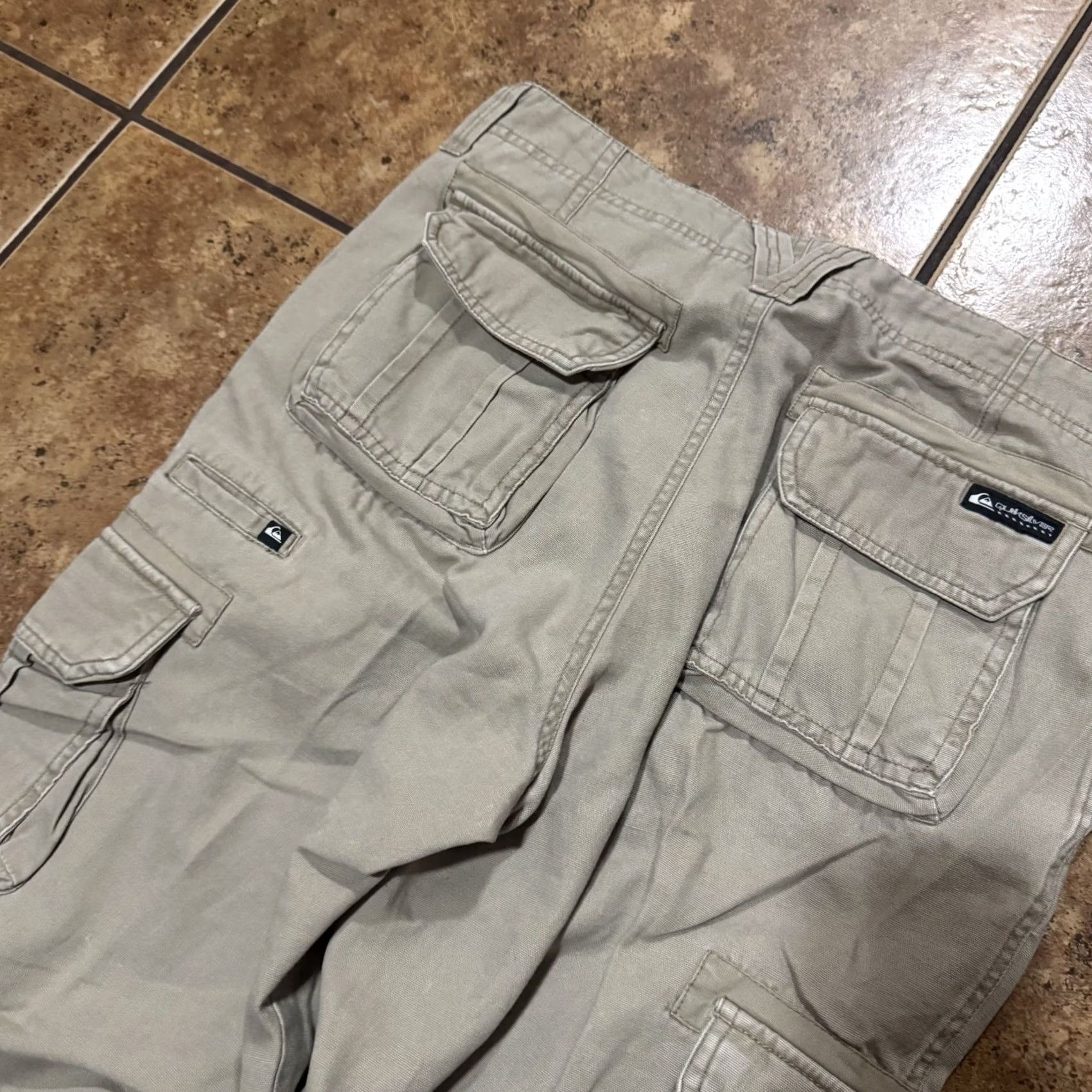 Quiksilver VTG Quiksilver Pants Mens 32x31 Baggy Cargo Skater Surfer Y2K 90s Pipes Grunge Pants Size US 32 / EU 48 - 5 Thumbnail