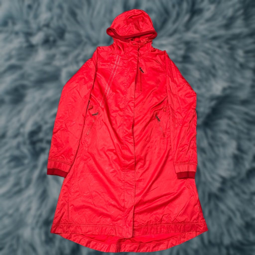 Maharishi Maharishi Rain Coat Nylon Embossed Keyline Bonsai Forrest DPM Lined Womens 14 Red Hooded Size XL / US 12-14 / IT 48-50 - 1 Thumbnail