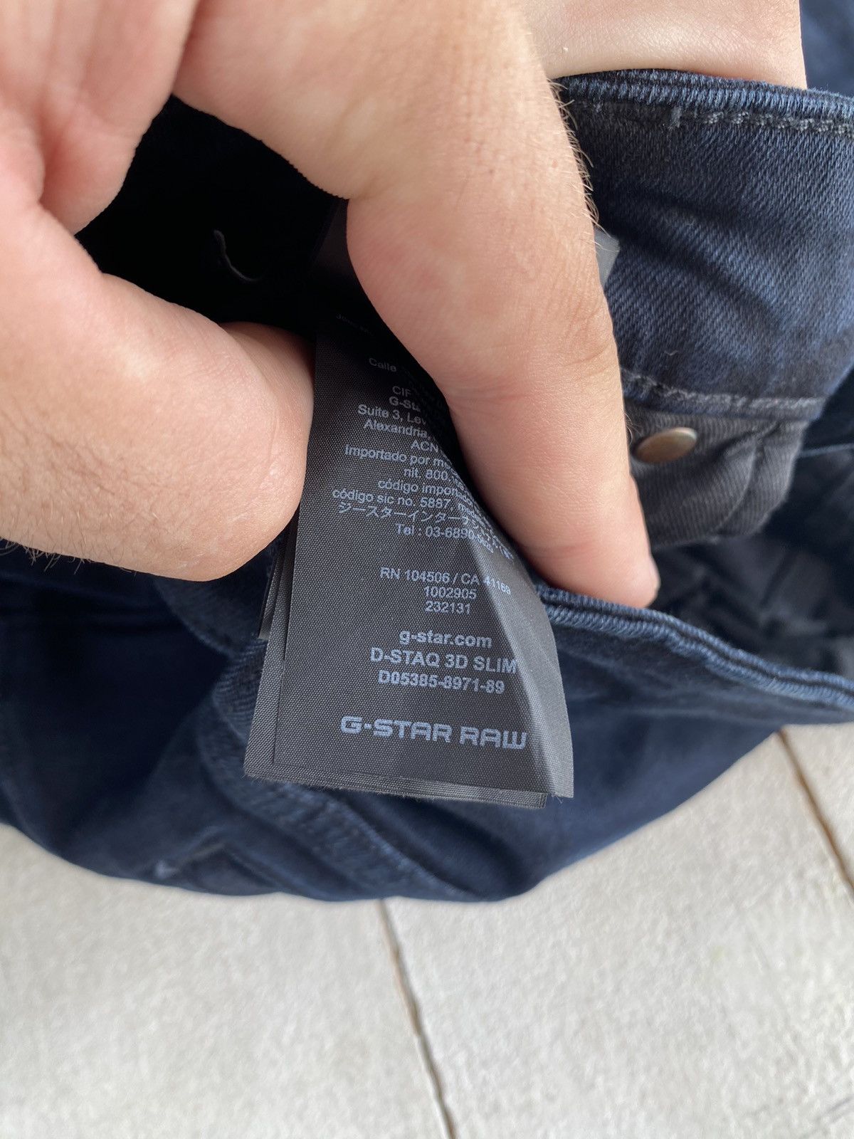 G-Star 🔗G star D-Staq 3d slim straight relaxed opium punk jeans men Size US 32 / EU 48 - 7 Thumbnail