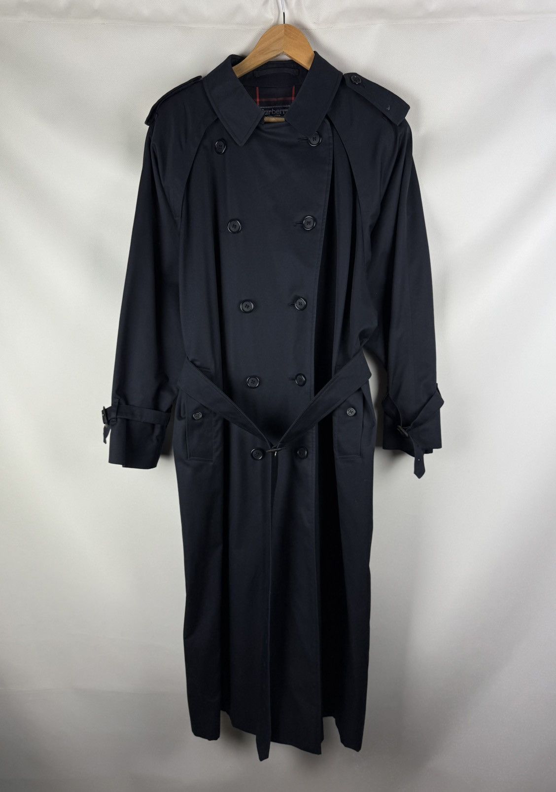 Burberry Burberrys Vintage Belted Double Breasted Trench Coat Jacket Size XXL / US 16-18 / IT 52-54 - 13 Thumbnail