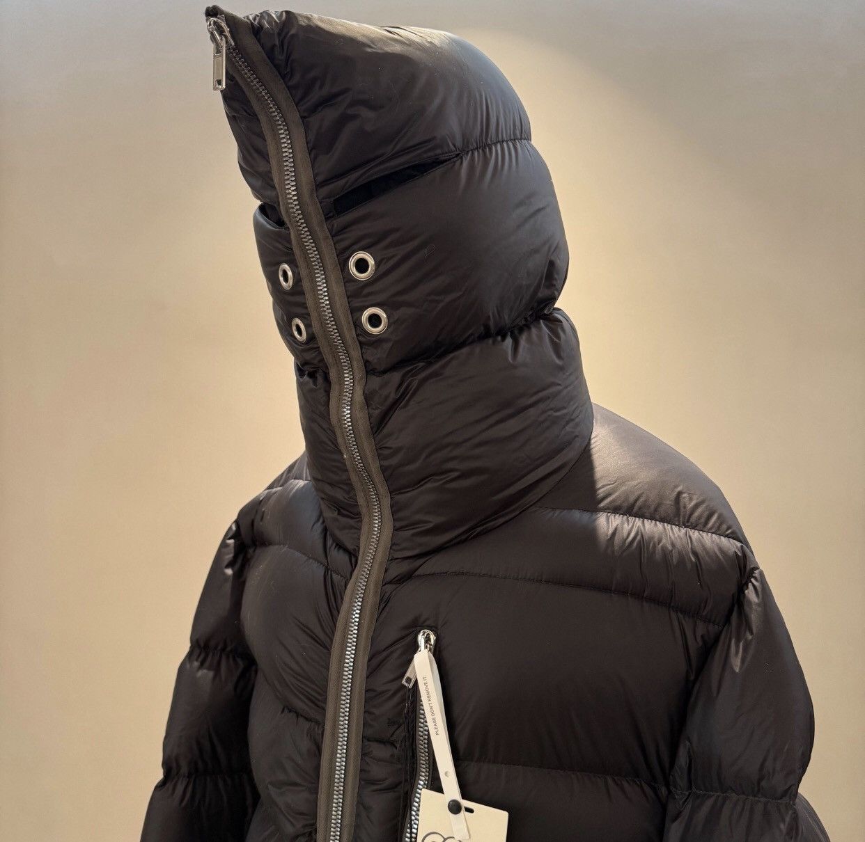 Rick Owens Rick owens mainline show shark full zipper alien down jacket Size US S / EU 44-46 / 1 - 3 Thumbnail