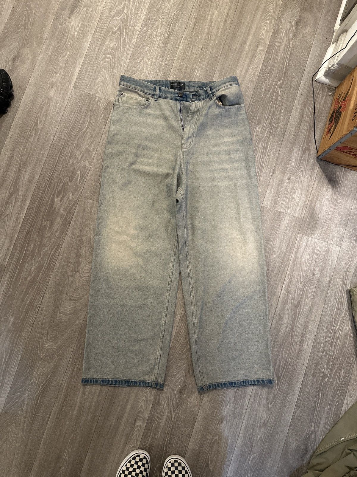 Balenciaga Baggy Inside Out Balenciaga Jeans Size US 33 - 4 Thumbnail